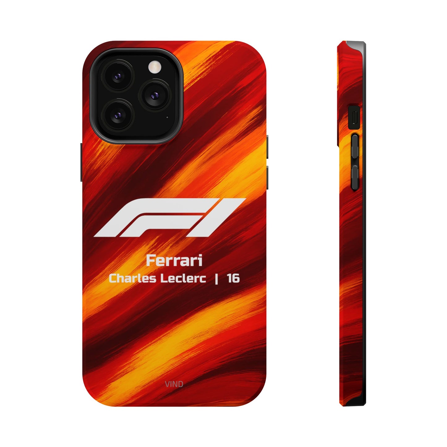 Charles Leclerc Ferrari F1 Phone Case – 2025 Season Official Design | MagSafe