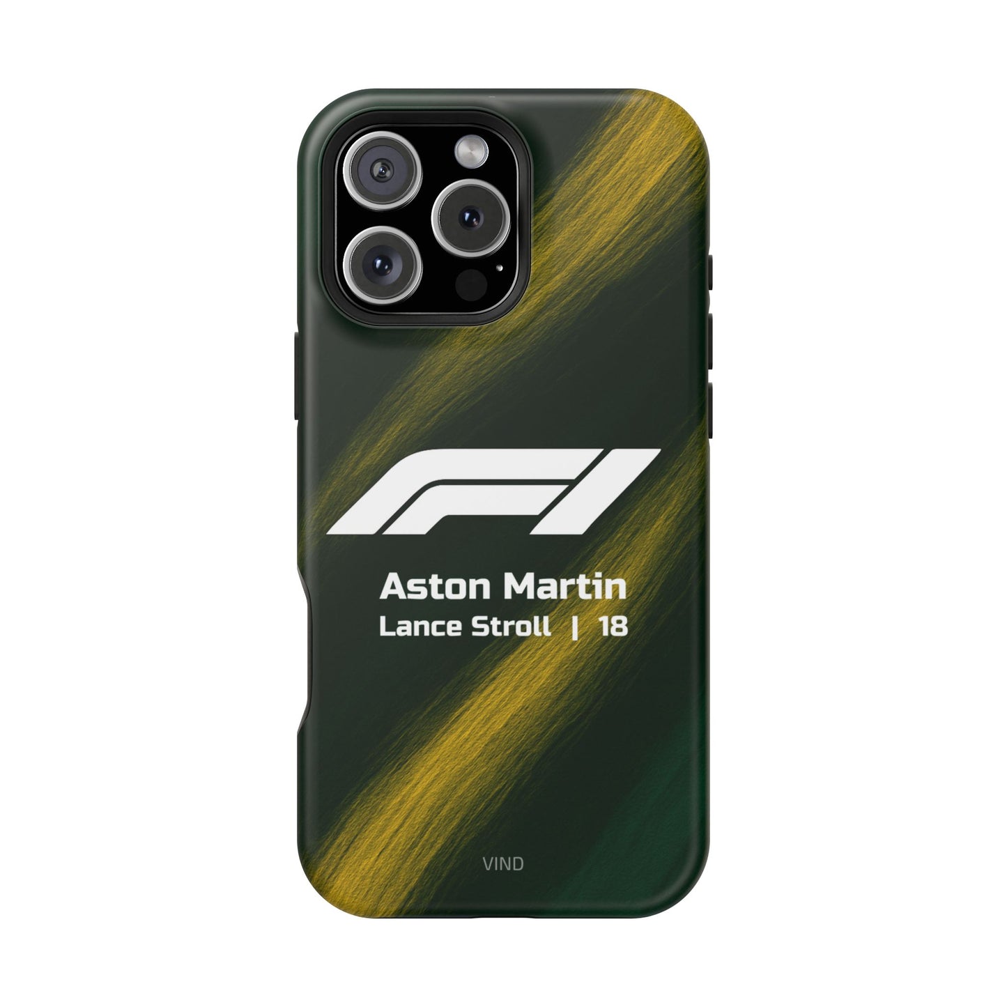 Lance Stroll Aston Martin F1 Phone Case – 2025 Season Official Design | MagSafe