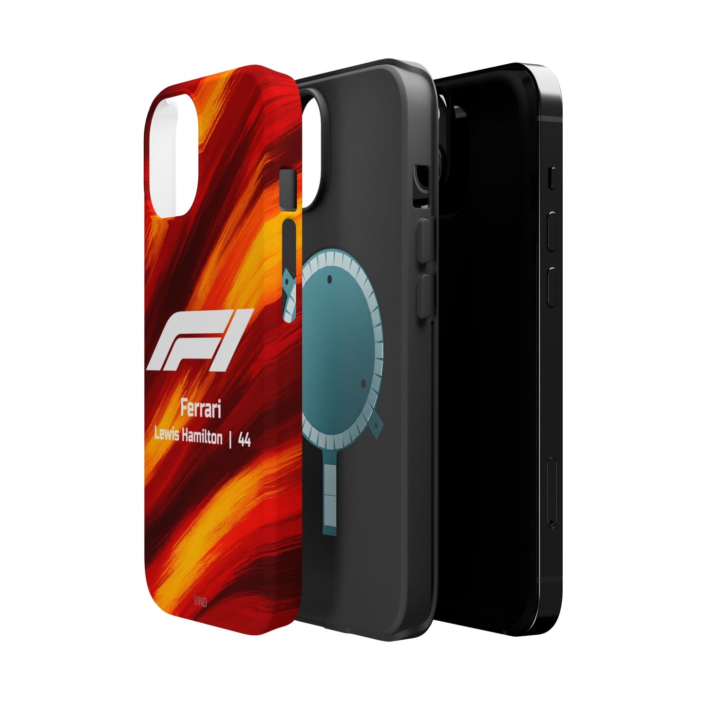 Lewis Hamilton Ferrari F1 Phone Case – 2025 Season Official Design | MagSafe