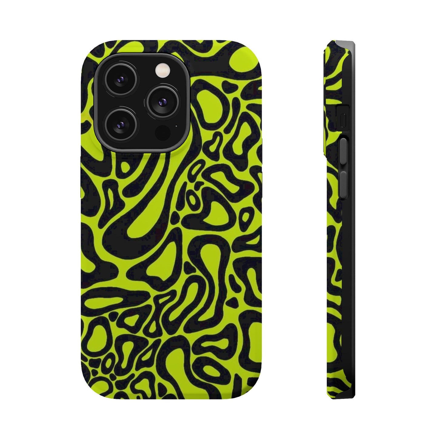 McLaren Formula 1 Phone Case – Neon Green Abstract Design