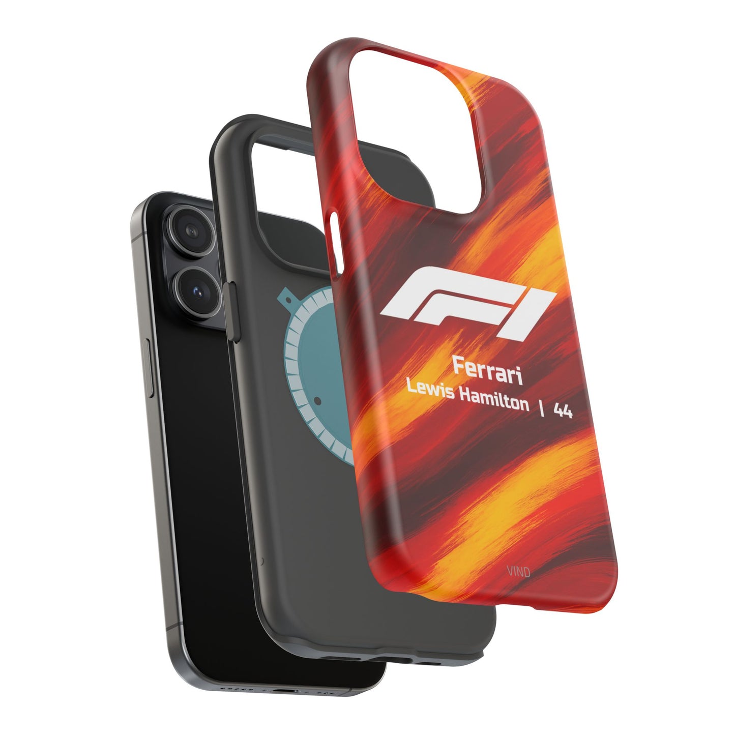 Lewis Hamilton Ferrari F1 Phone Case – 2025 Season Official Design | MagSafe