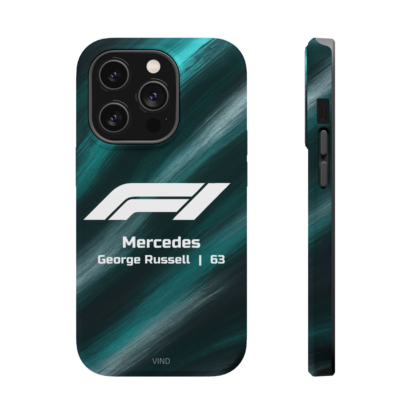 George Russell Mercedes F1 Phone Case – 2025 Season Official Design | MagSafe