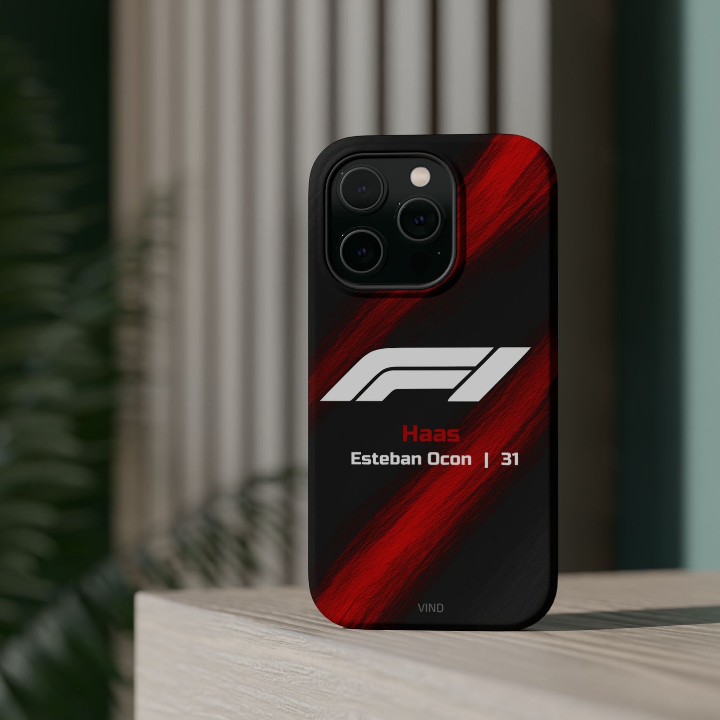 Esteban Ocon Haas F1 Phone Case – 2025 Season Official Design | MagSafe