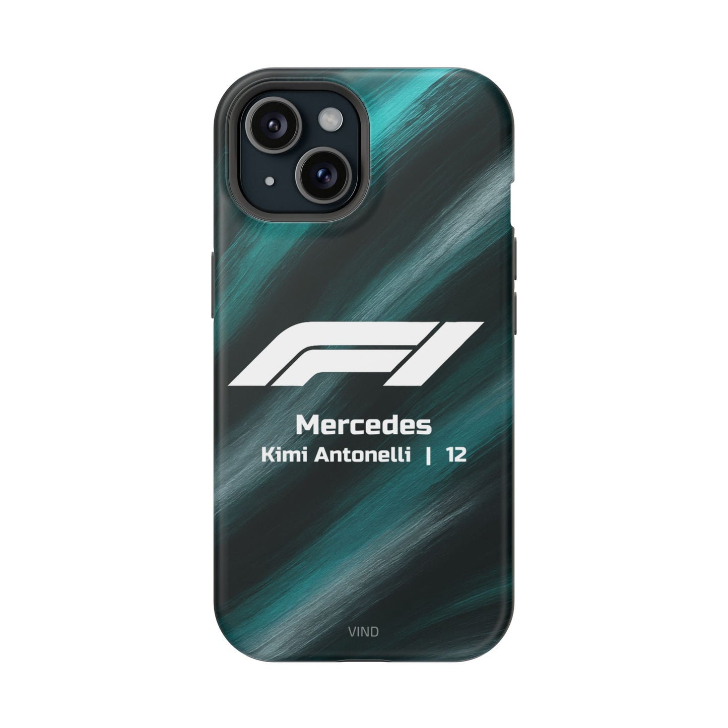 Kimi Antonelli Mercedes F1 Phone Case – 2025 Season Official Design | MagSafe