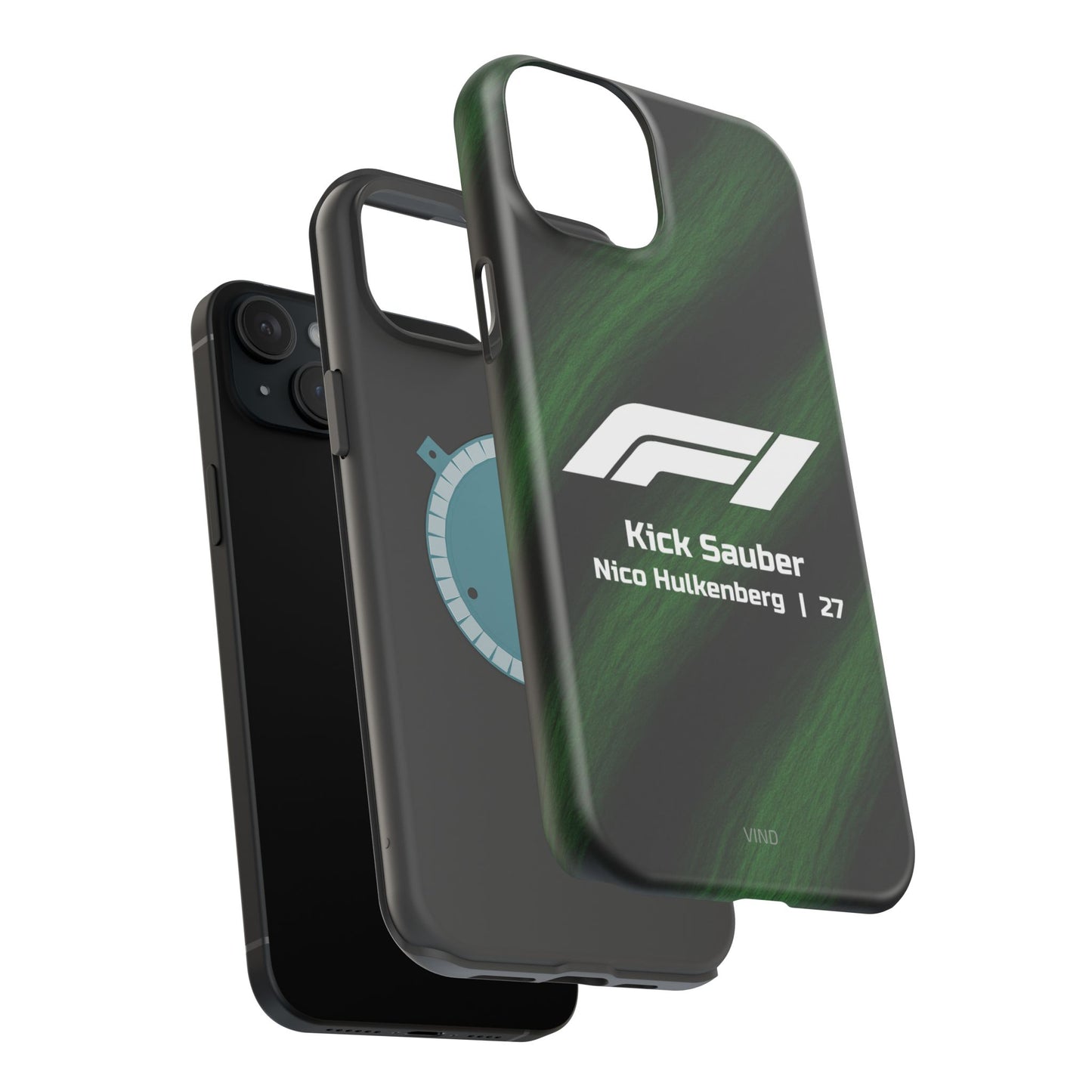 Nico Hülkenberg Kick Sauber F1 Phone Case – 2025 Season Official Design | MagSafe