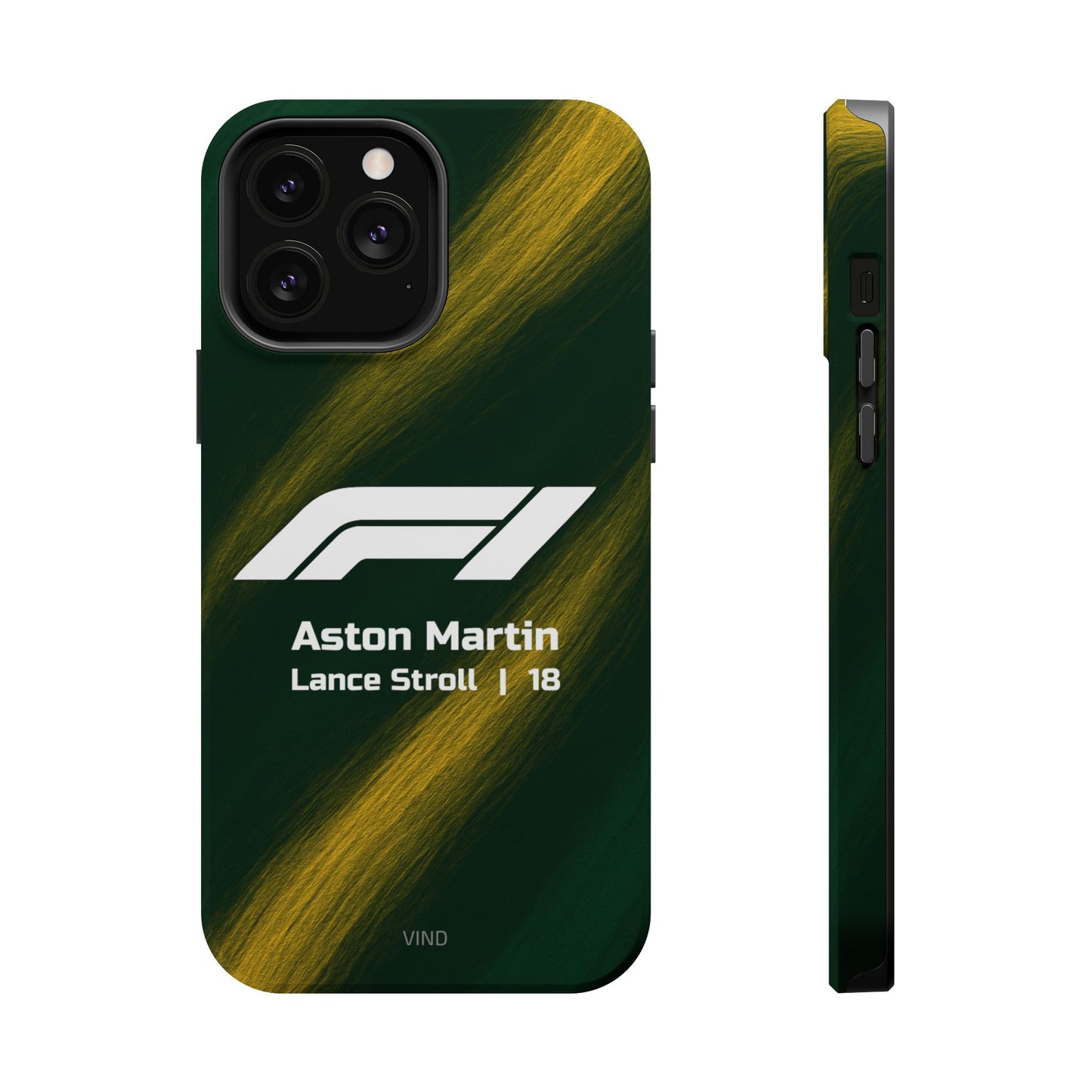 Lance Stroll Aston Martin F1 Phone Case – 2025 Season Official Design | MagSafe