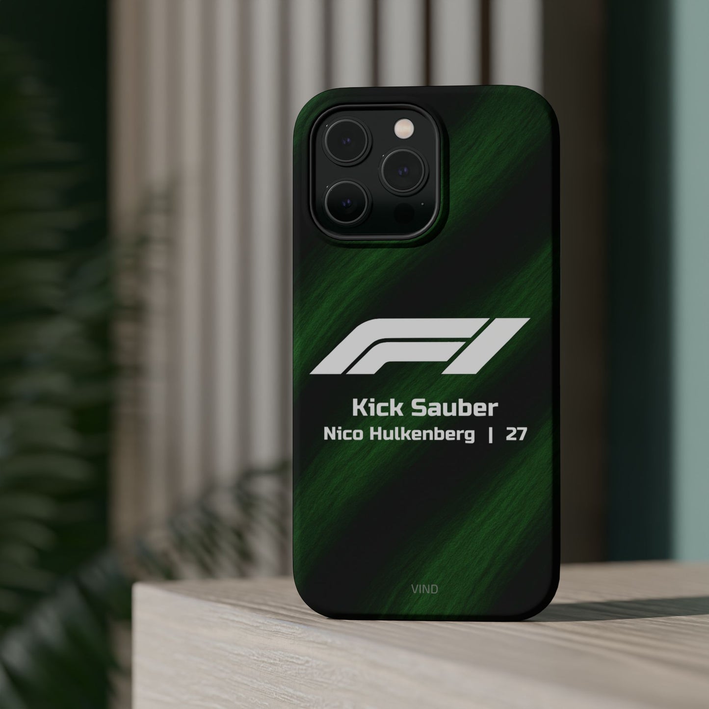 Nico Hülkenberg Kick Sauber F1 Phone Case – 2025 Season Official Design | MagSafe