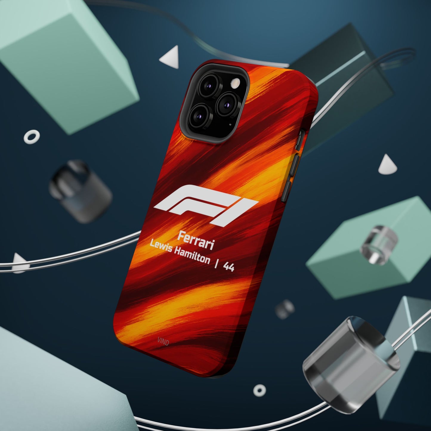 Lewis Hamilton Ferrari F1 Phone Case – 2025 Season Official Design | MagSafe