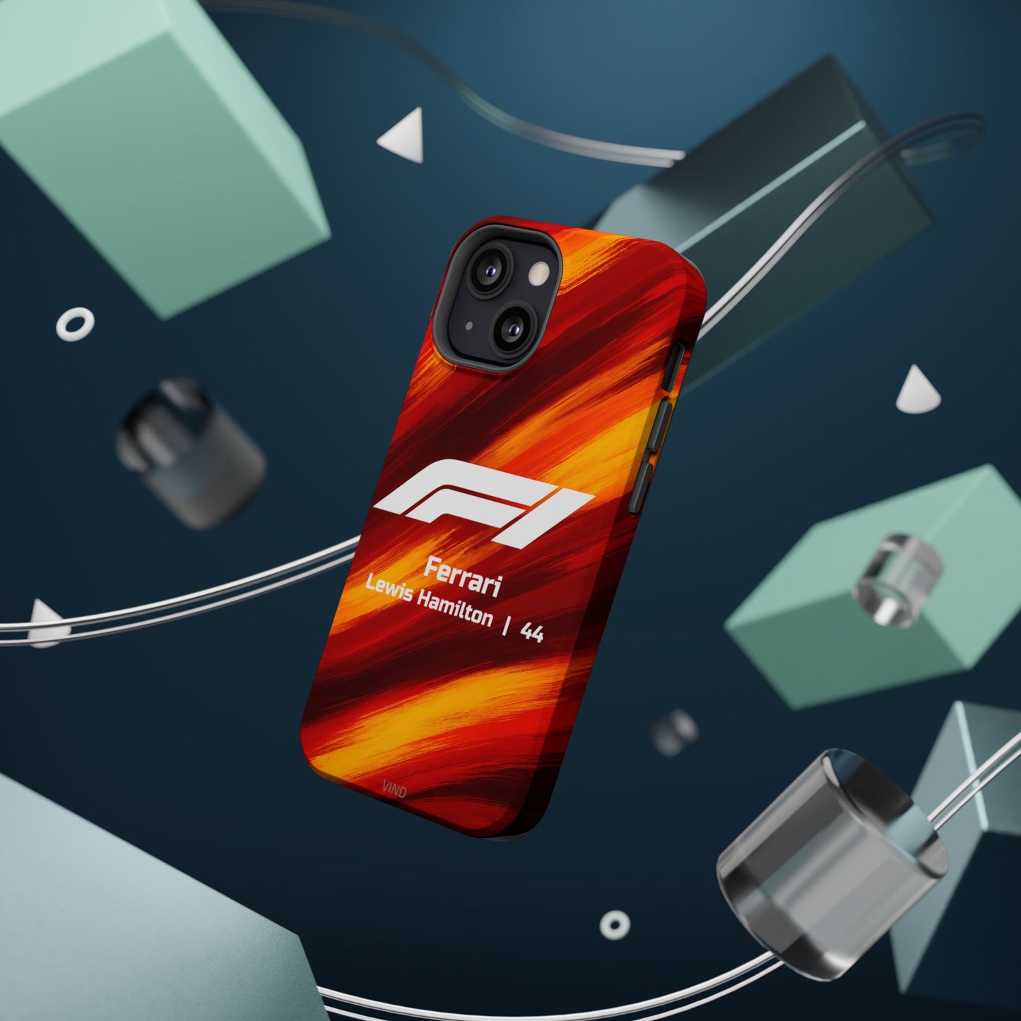Lewis Hamilton Ferrari F1 Phone Case – 2025 Season Official Design | MagSafe