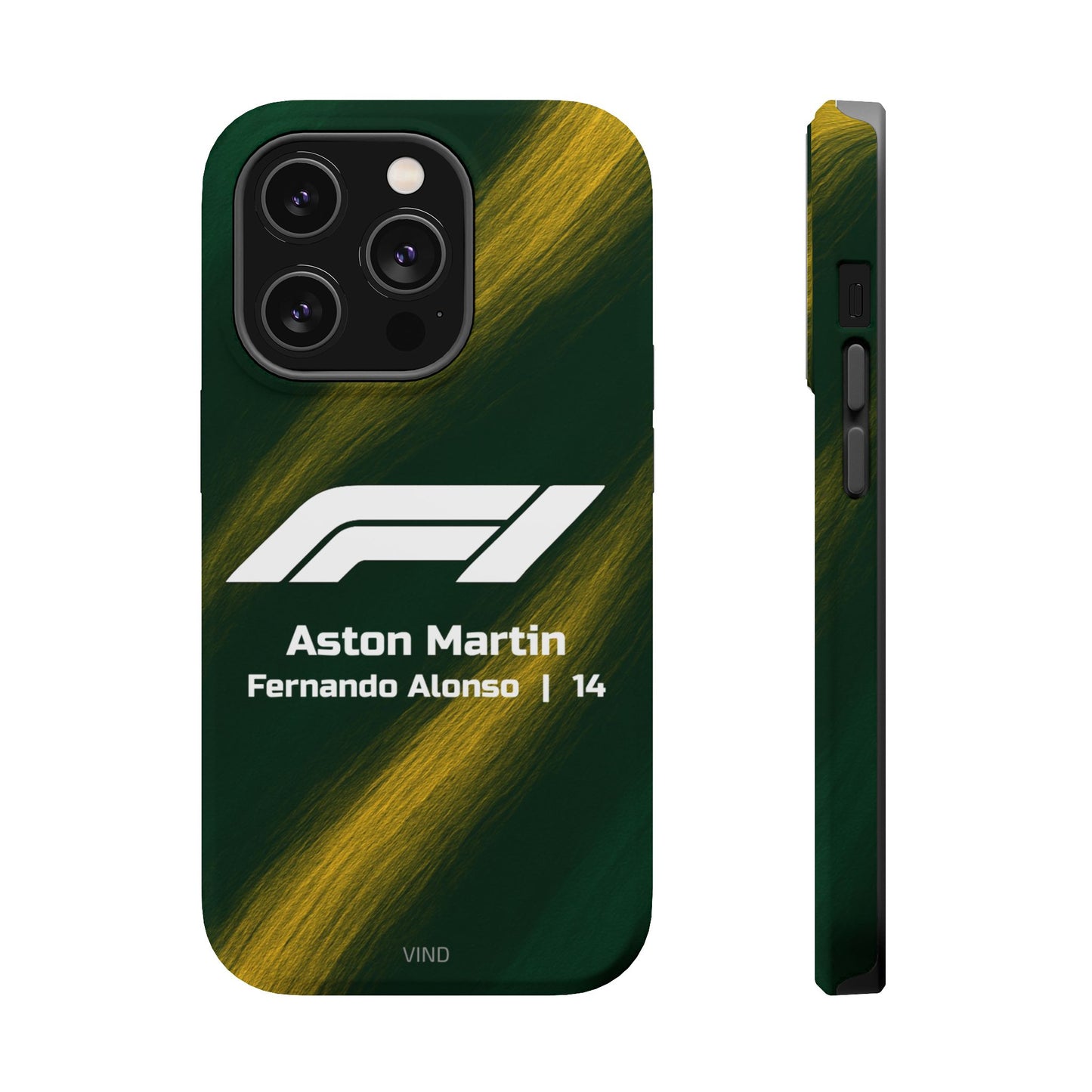 Fernando Alonso Aston Martin F1 Phone Case – 2025 Season Official Design | MagSafe