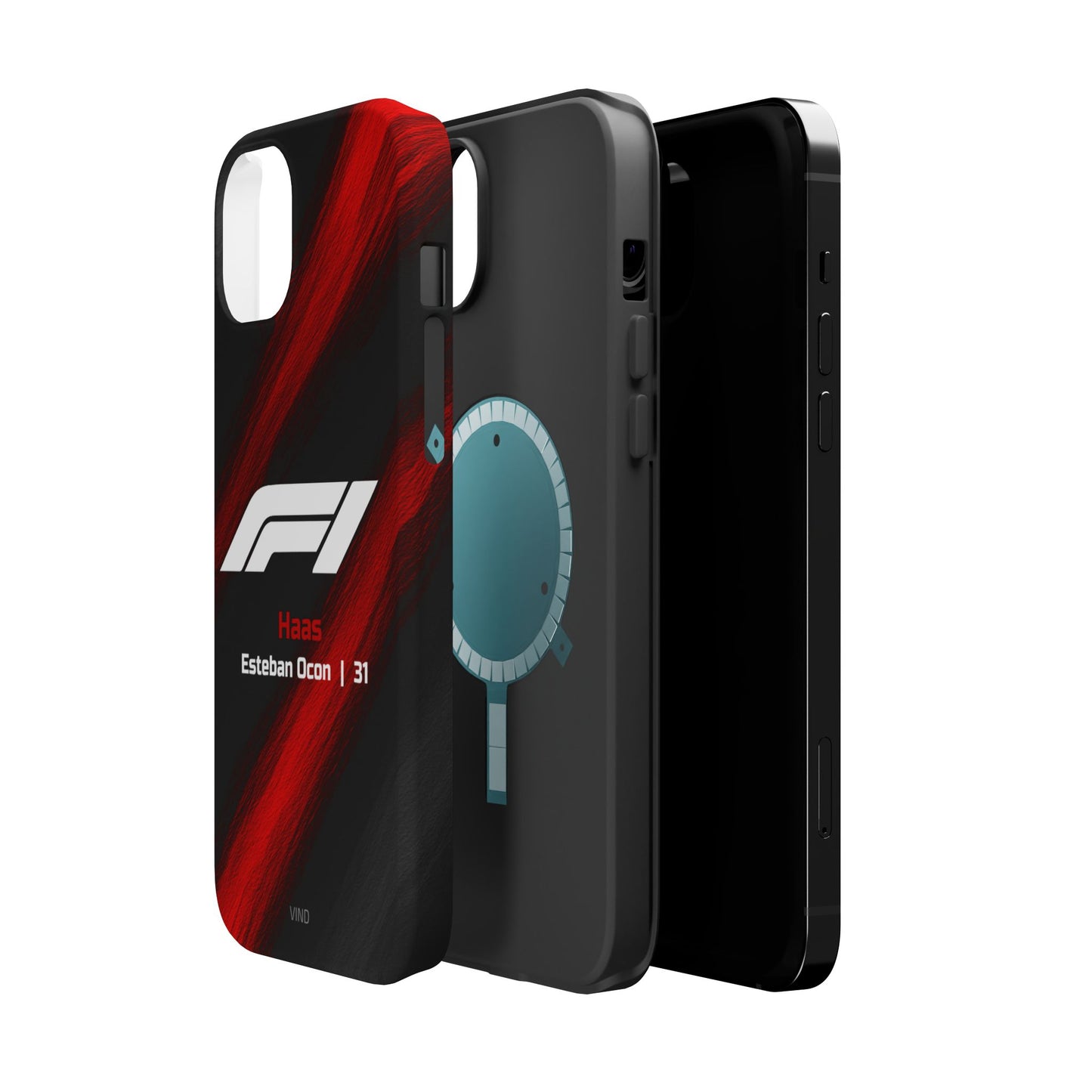 Esteban Ocon Haas F1 Phone Case – 2025 Season Official Design | MagSafe