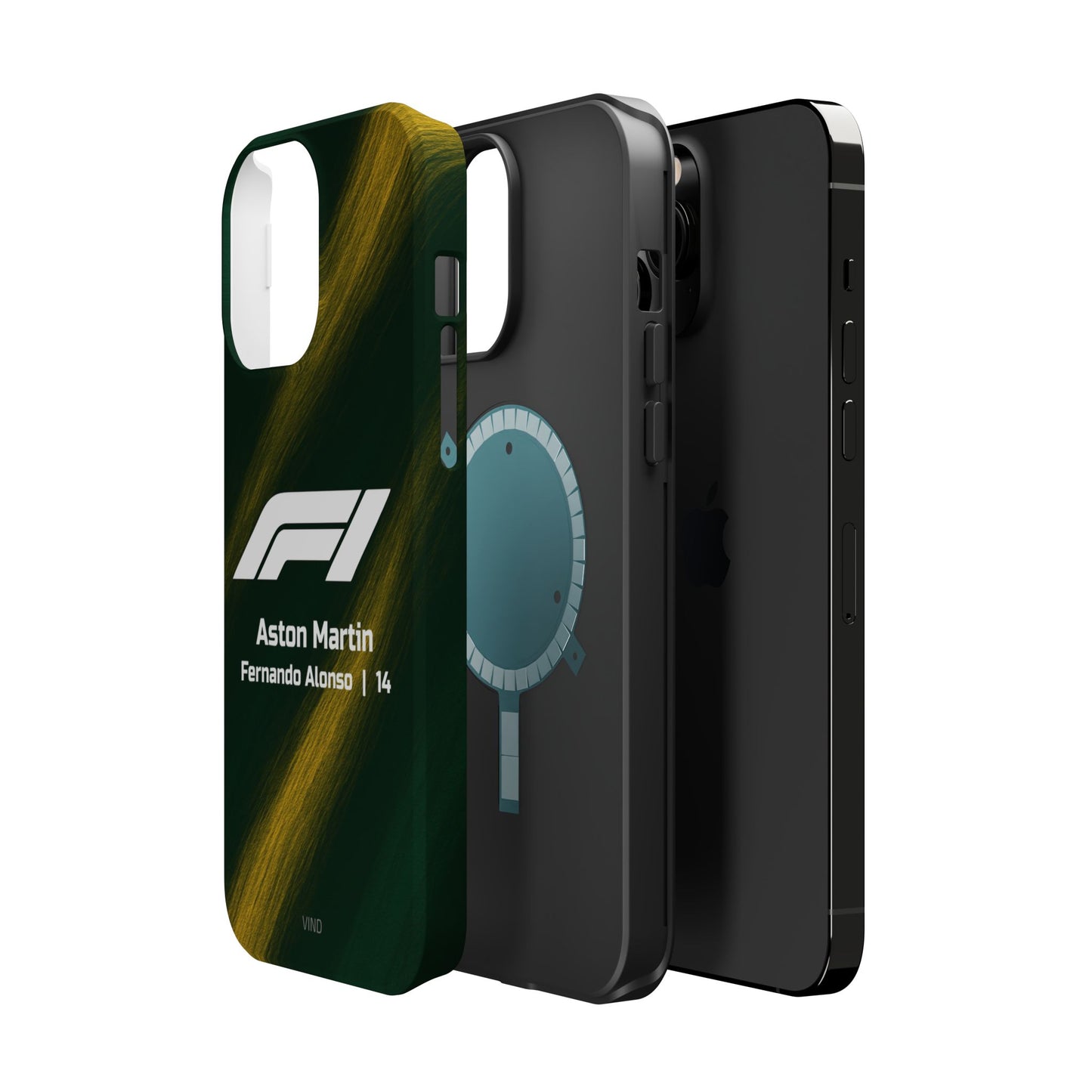 Fernando Alonso Aston Martin F1 Phone Case – 2025 Season Official Design | MagSafe