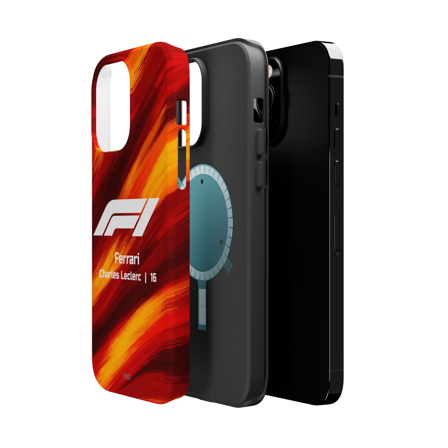 Charles Leclerc Ferrari F1 Phone Case – 2025 Season Official Design | MagSafe