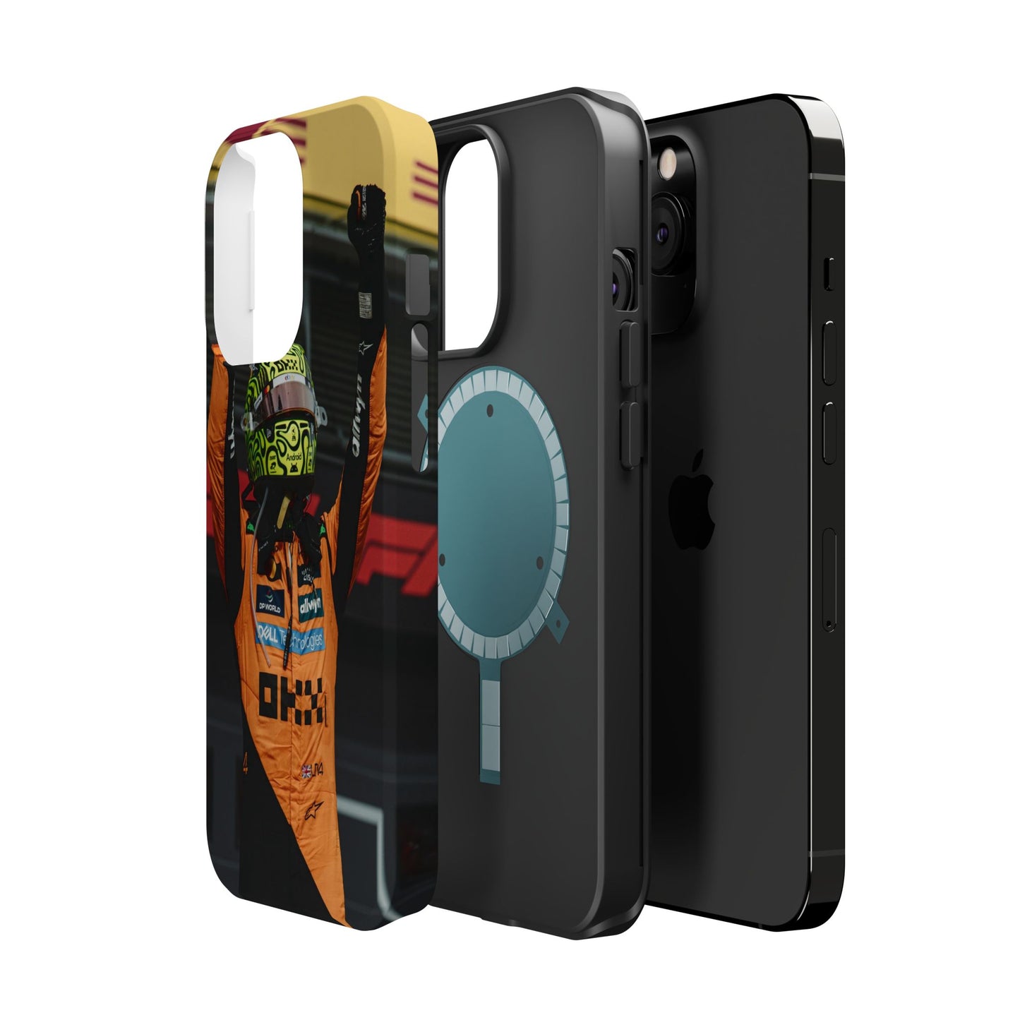 Lando Norris Phone Case – Neon Helmet Edition