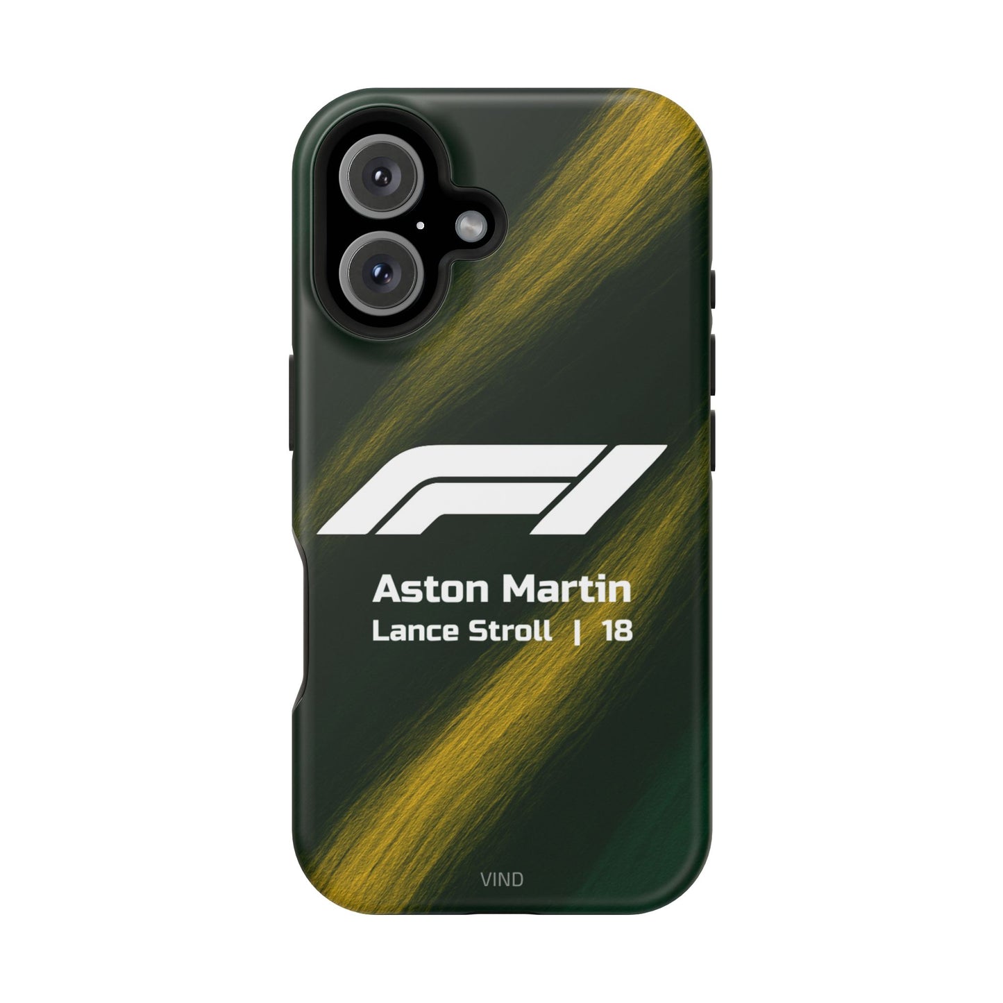 Lance Stroll Aston Martin F1 Phone Case – 2025 Season Official Design | MagSafe