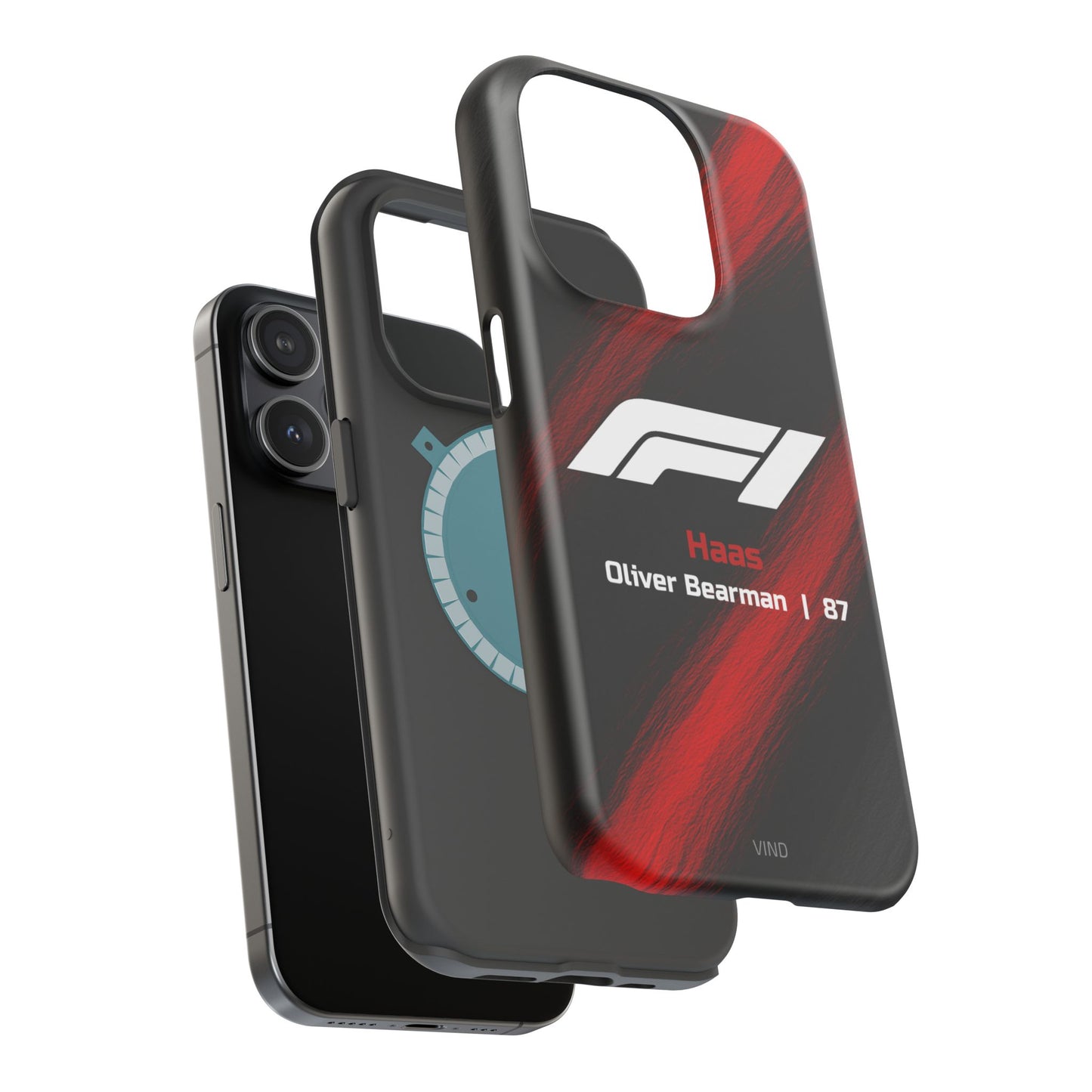 Oliver Bearman Haas F1 Phone Case – 2025 Season Official Design | MagSafe
