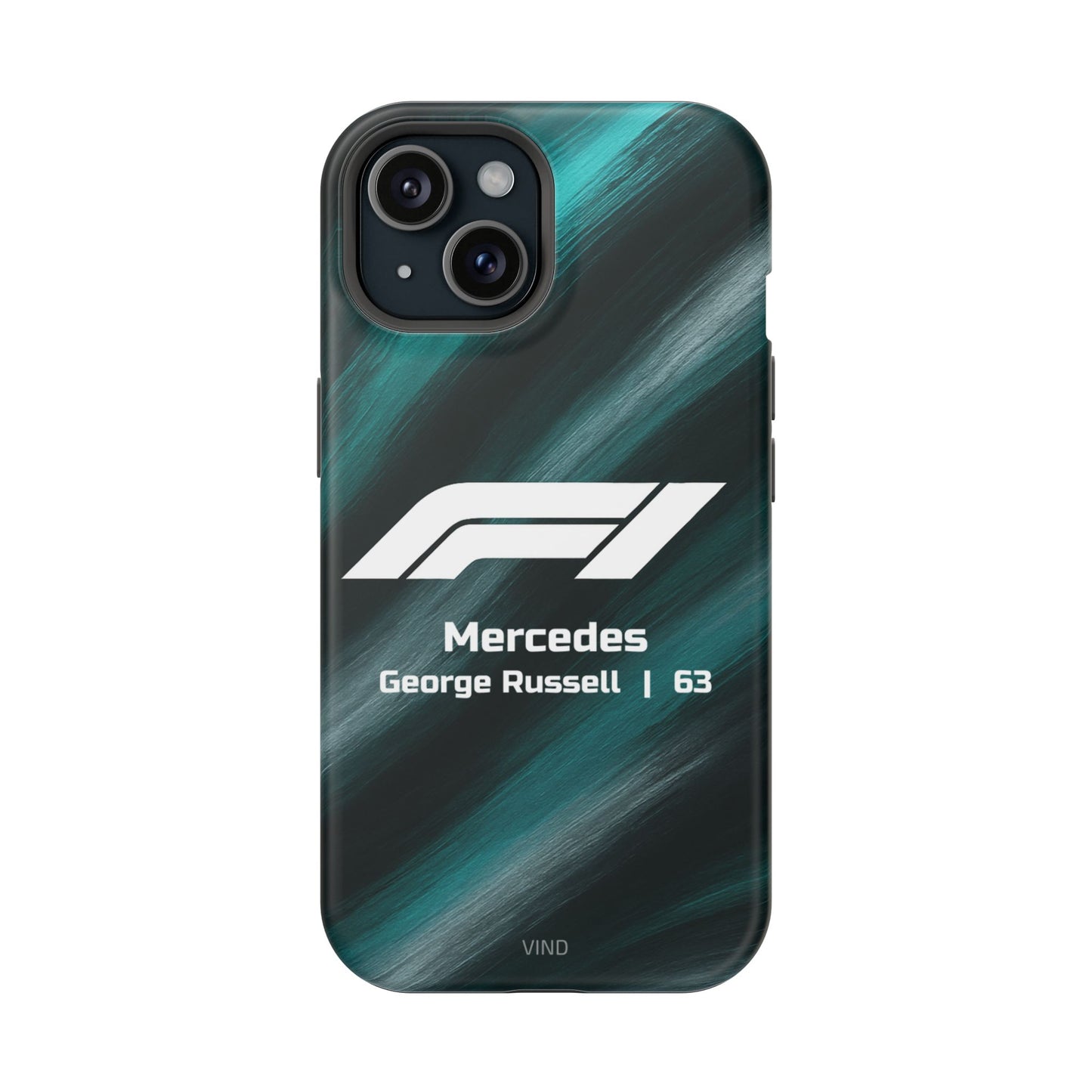 George Russell Mercedes F1 Phone Case – 2025 Season Official Design | MagSafe