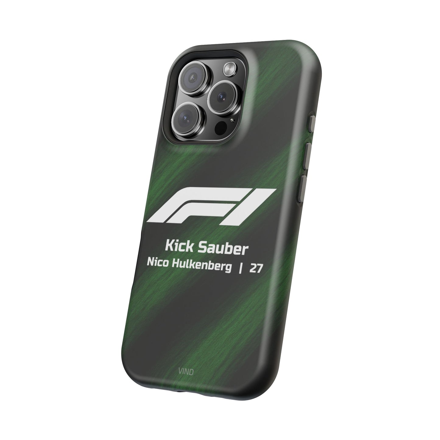 Nico Hülkenberg Kick Sauber F1 Phone Case – 2025 Season Official Design | MagSafe