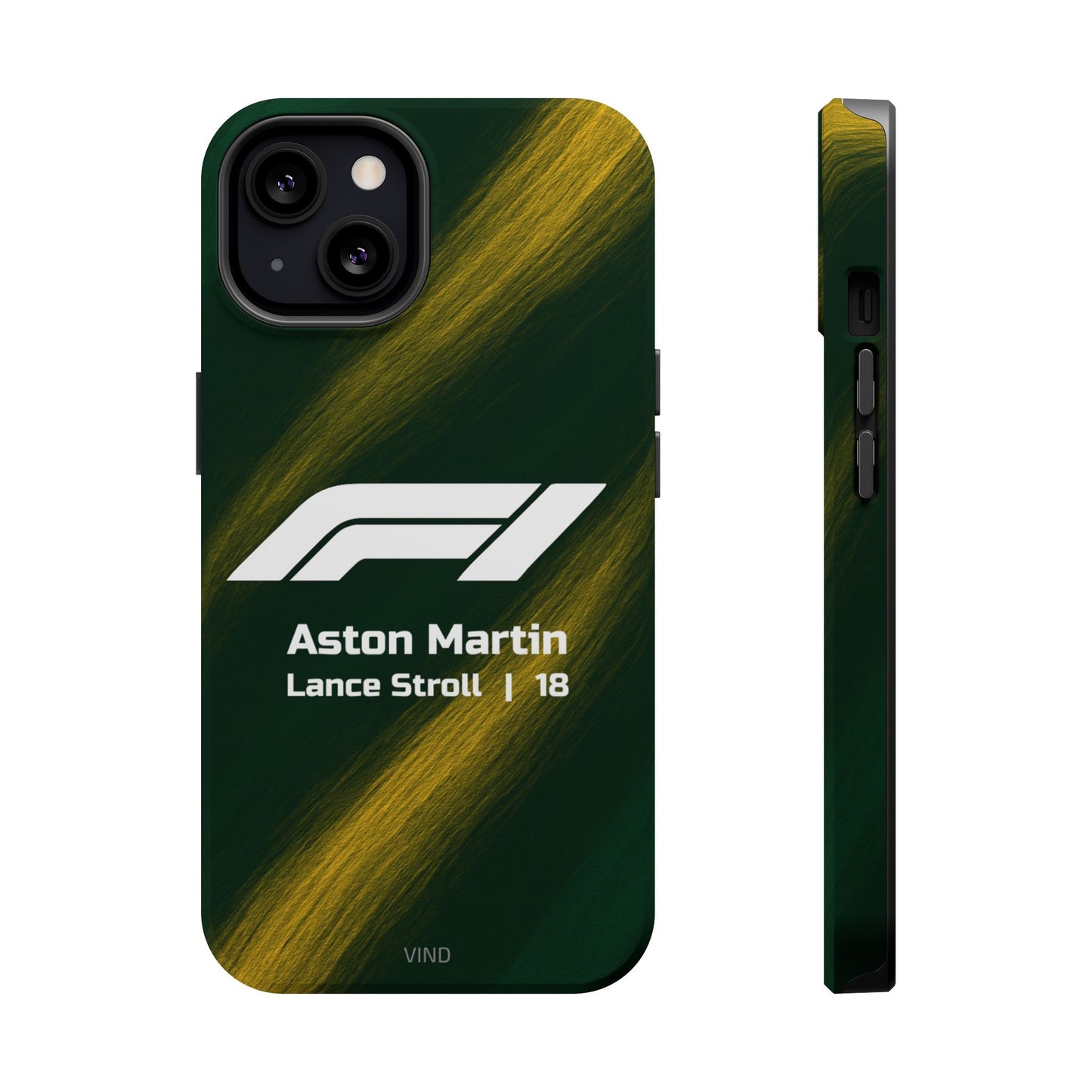 Lance Stroll Aston Martin F1 Phone Case – 2025 Season Official Design | MagSafe