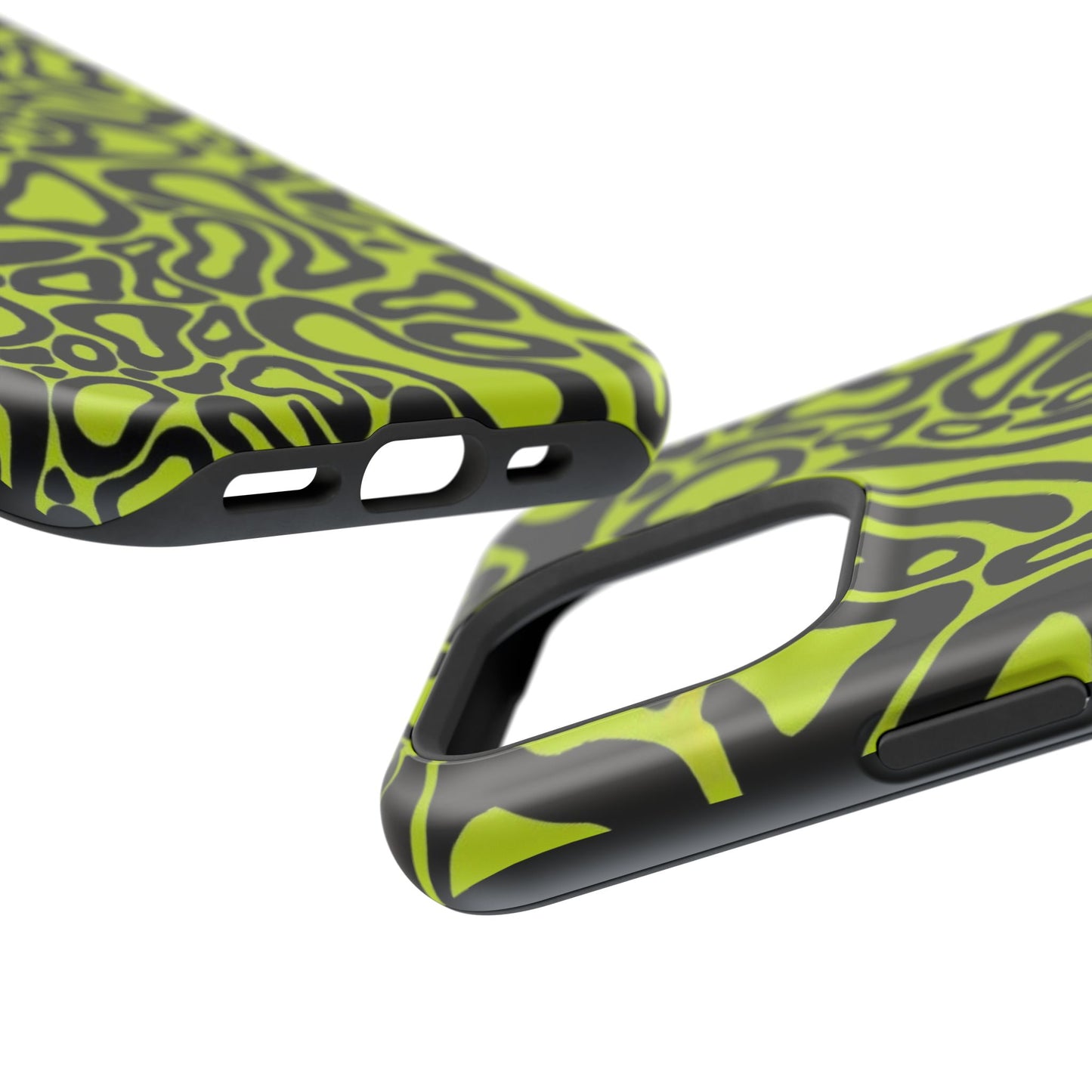 McLaren Formula 1 Phone Case – Neon Green Abstract Design