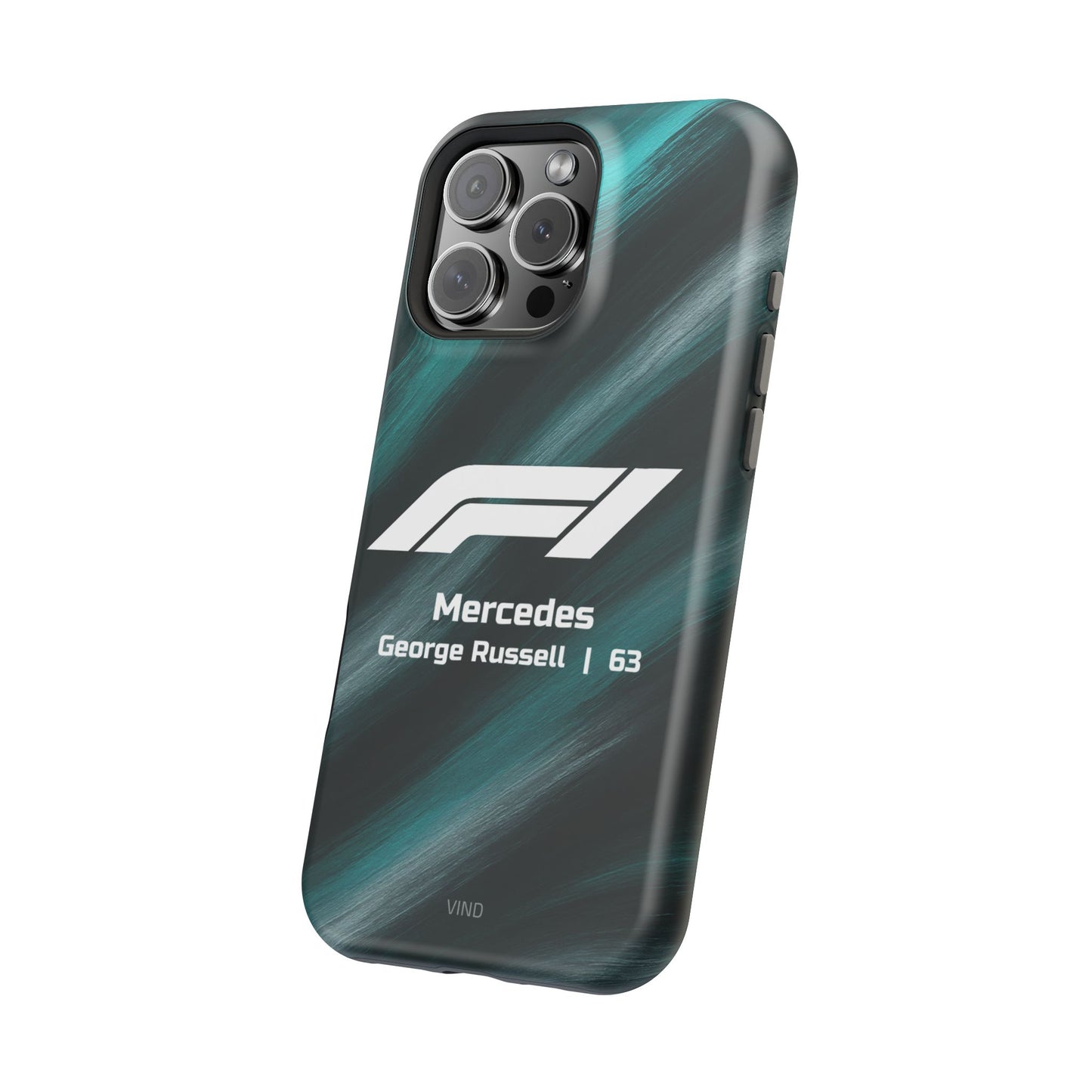 George Russell Mercedes F1 Phone Case – 2025 Season Official Design | MagSafe