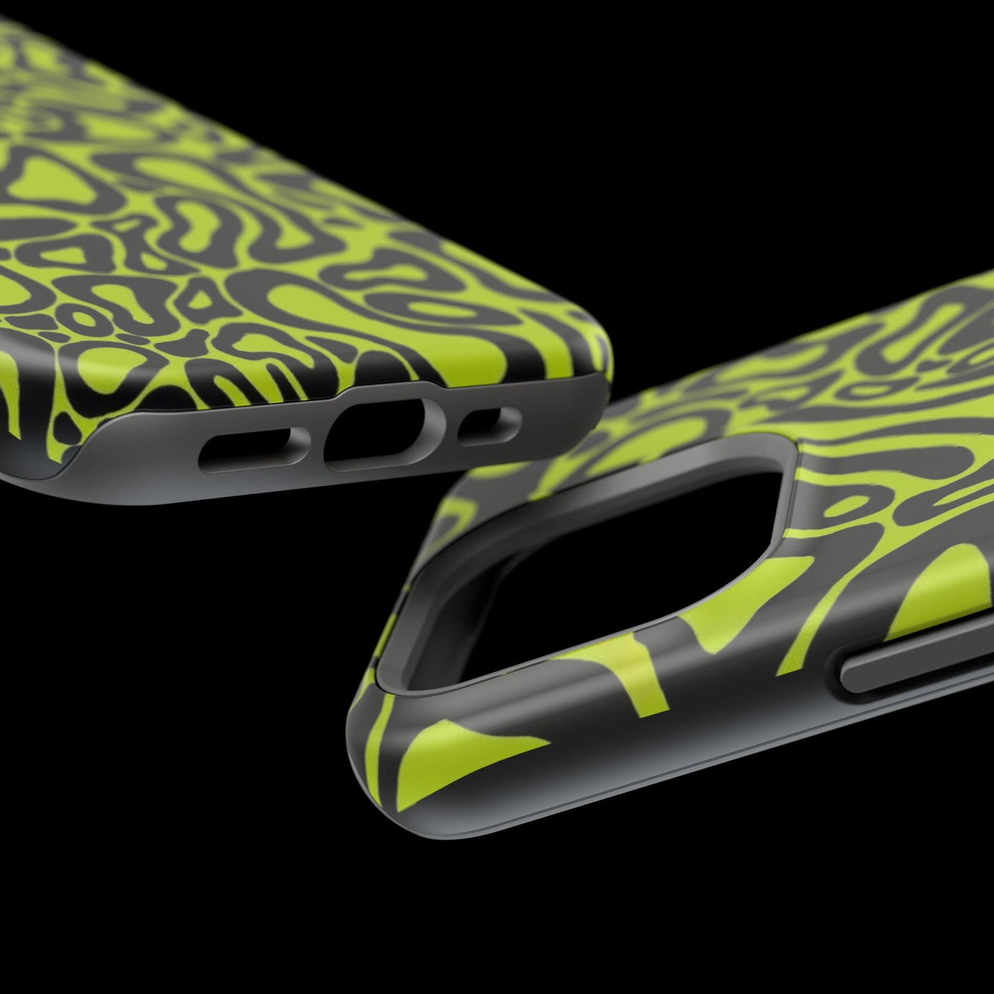 McLaren Formula 1 Phone Case – Neon Green Abstract Design