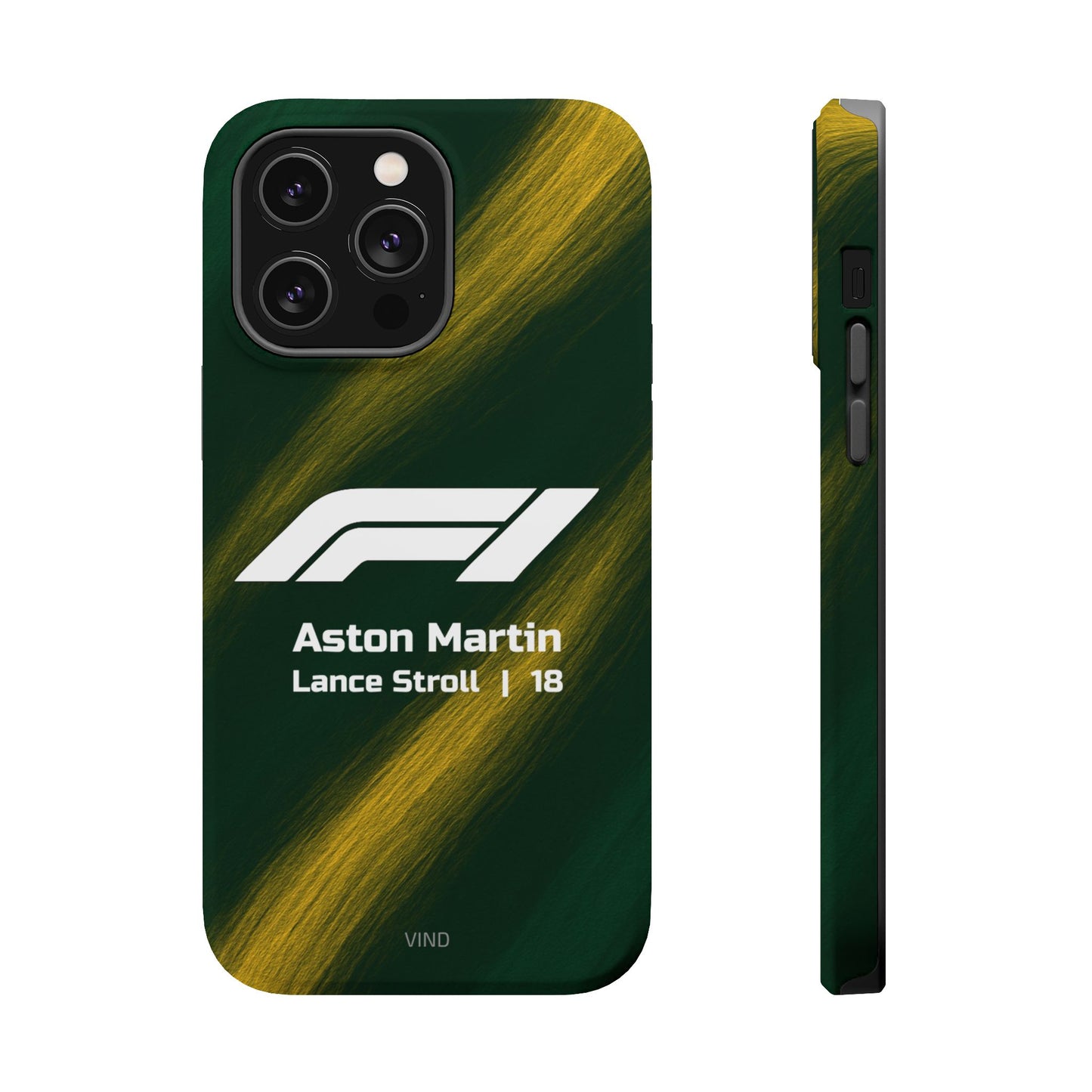 Lance Stroll Aston Martin F1 Phone Case – 2025 Season Official Design | MagSafe