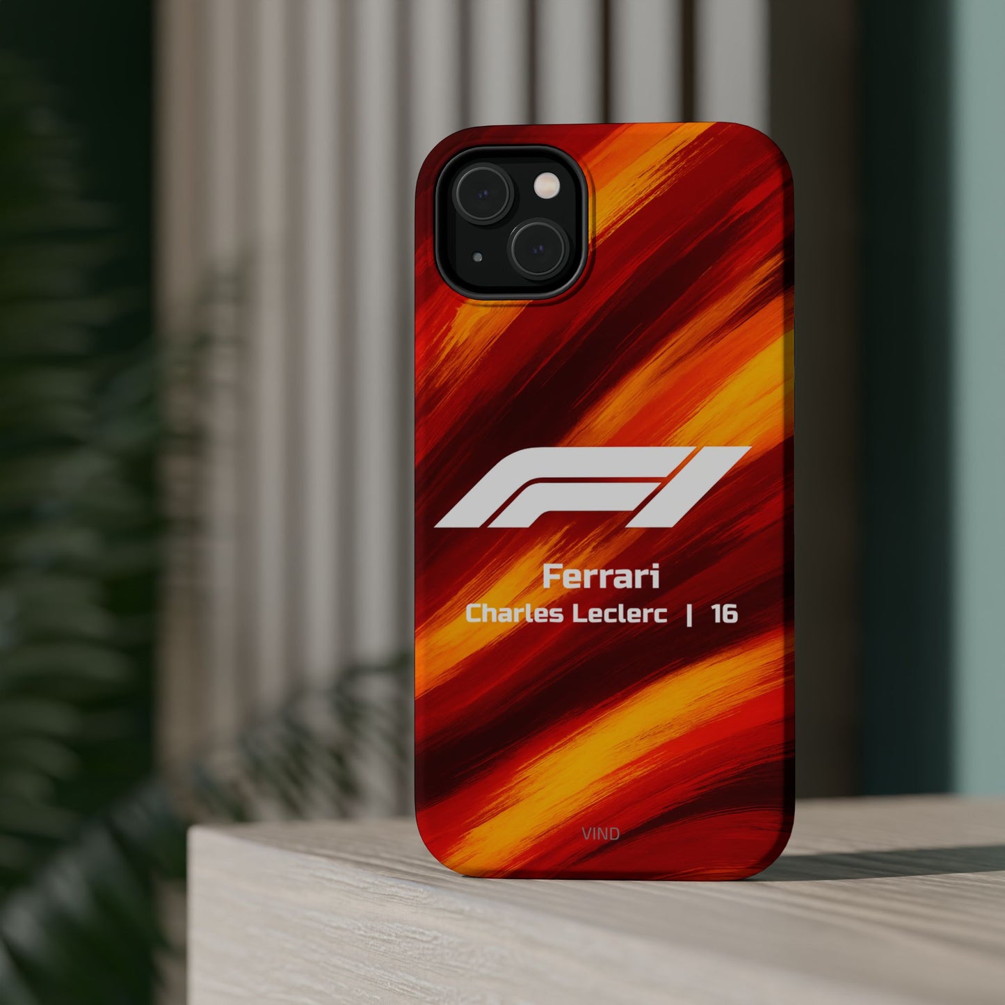 Charles Leclerc Ferrari F1 Phone Case – 2025 Season Official Design | MagSafe