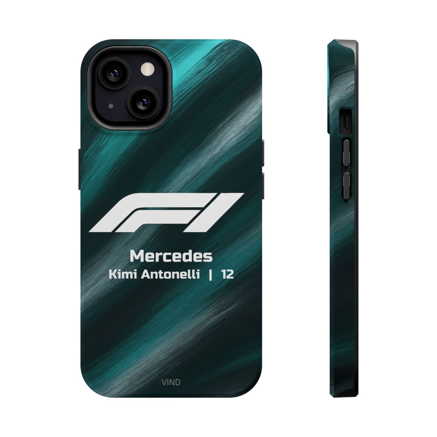 Kimi Antonelli Mercedes F1 Phone Case – 2025 Season Official Design | MagSafe
