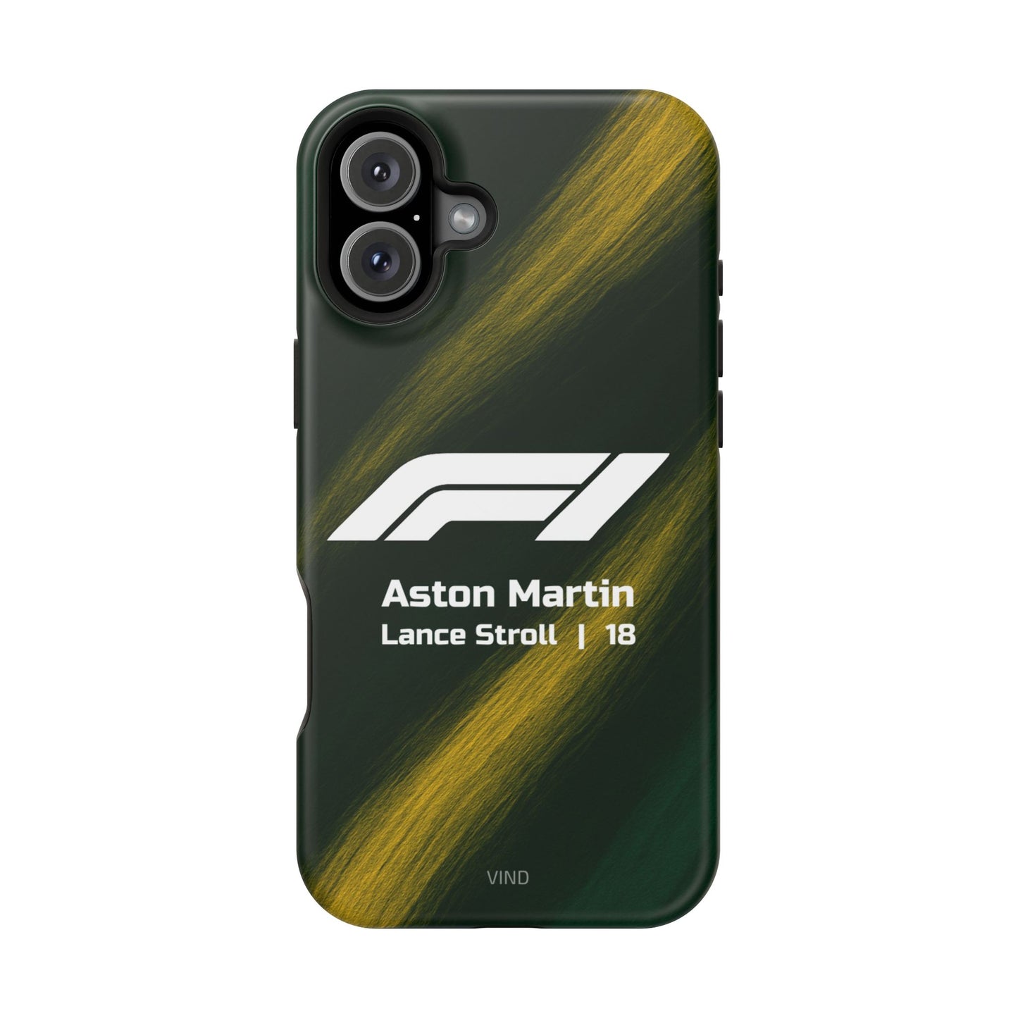Lance Stroll Aston Martin F1 Phone Case – 2025 Season Official Design | MagSafe