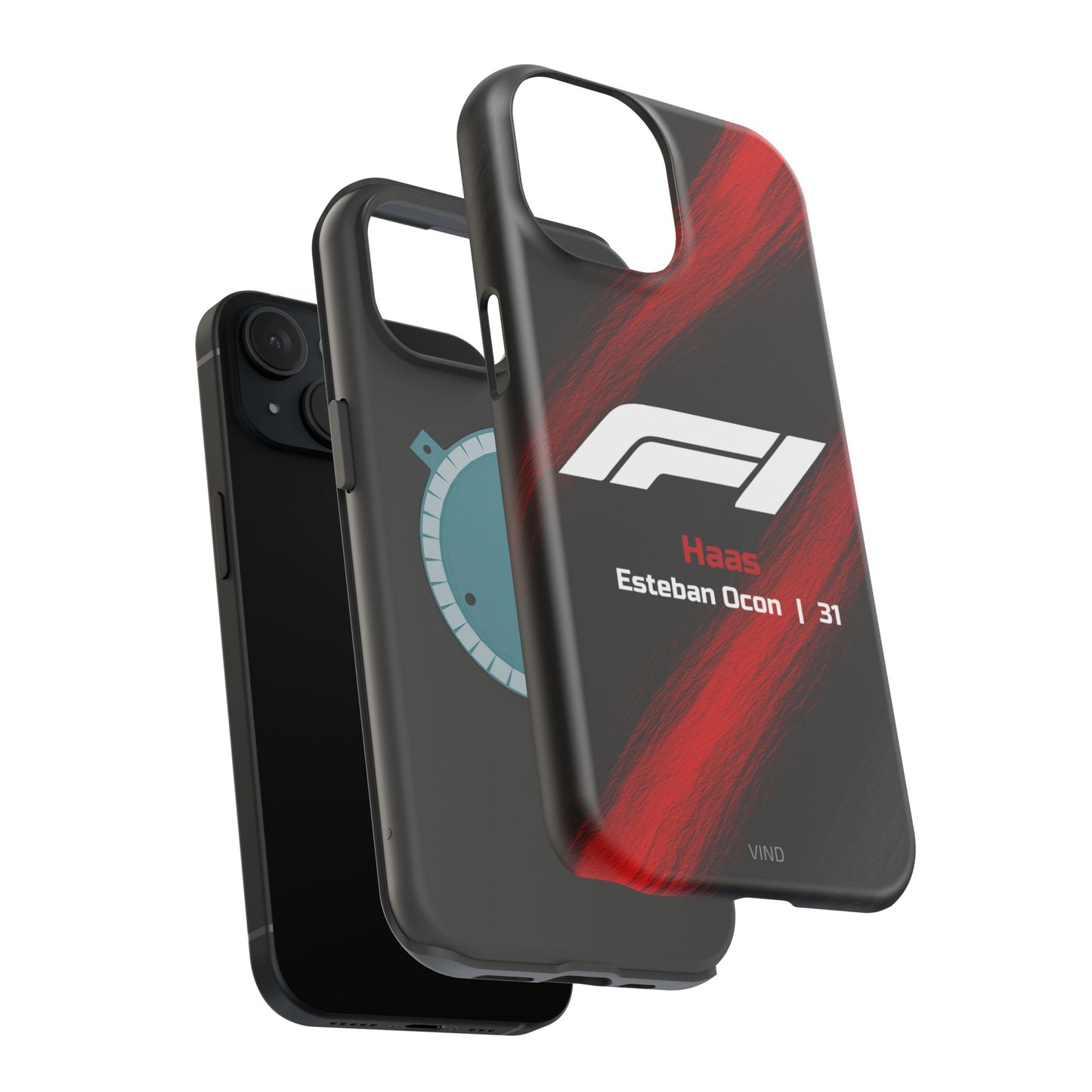 Esteban Ocon Haas F1 Phone Case – 2025 Season Official Design | MagSafe