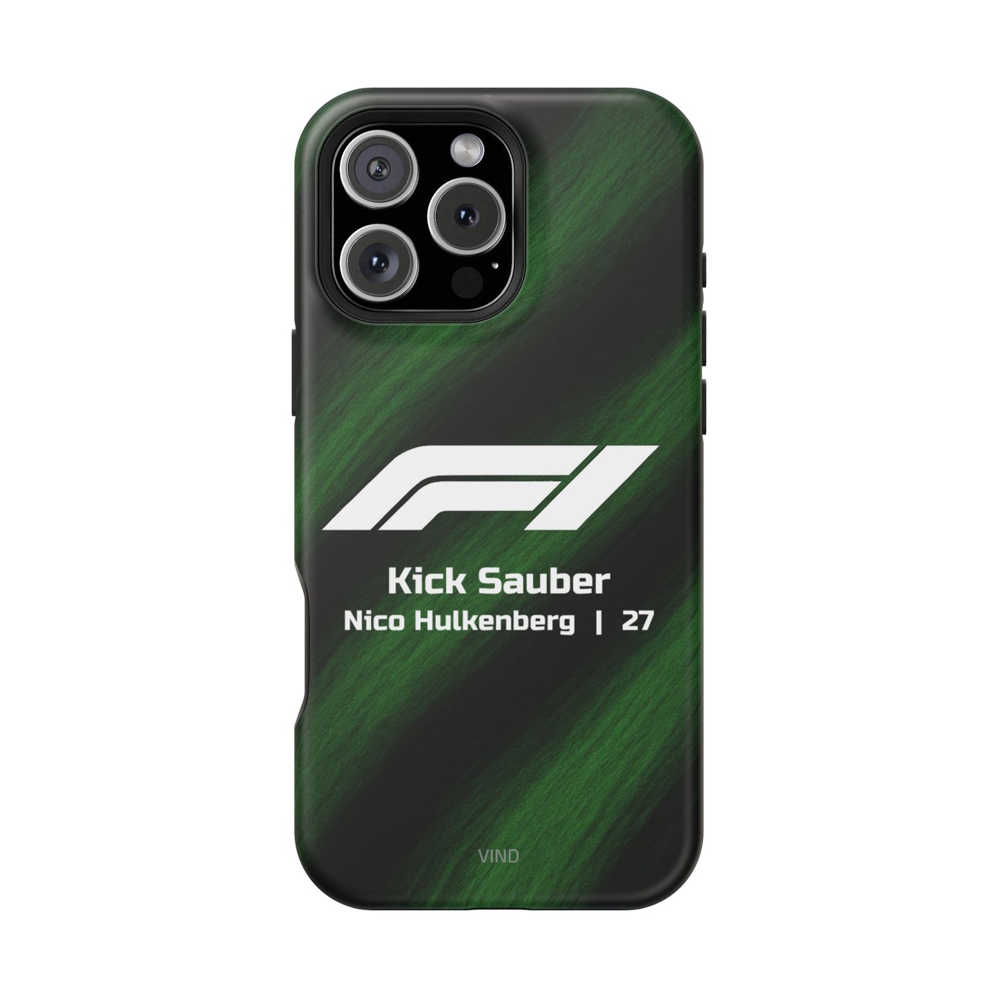 Nico Hülkenberg Kick Sauber F1 Phone Case – 2025 Season Official Design | MagSafe