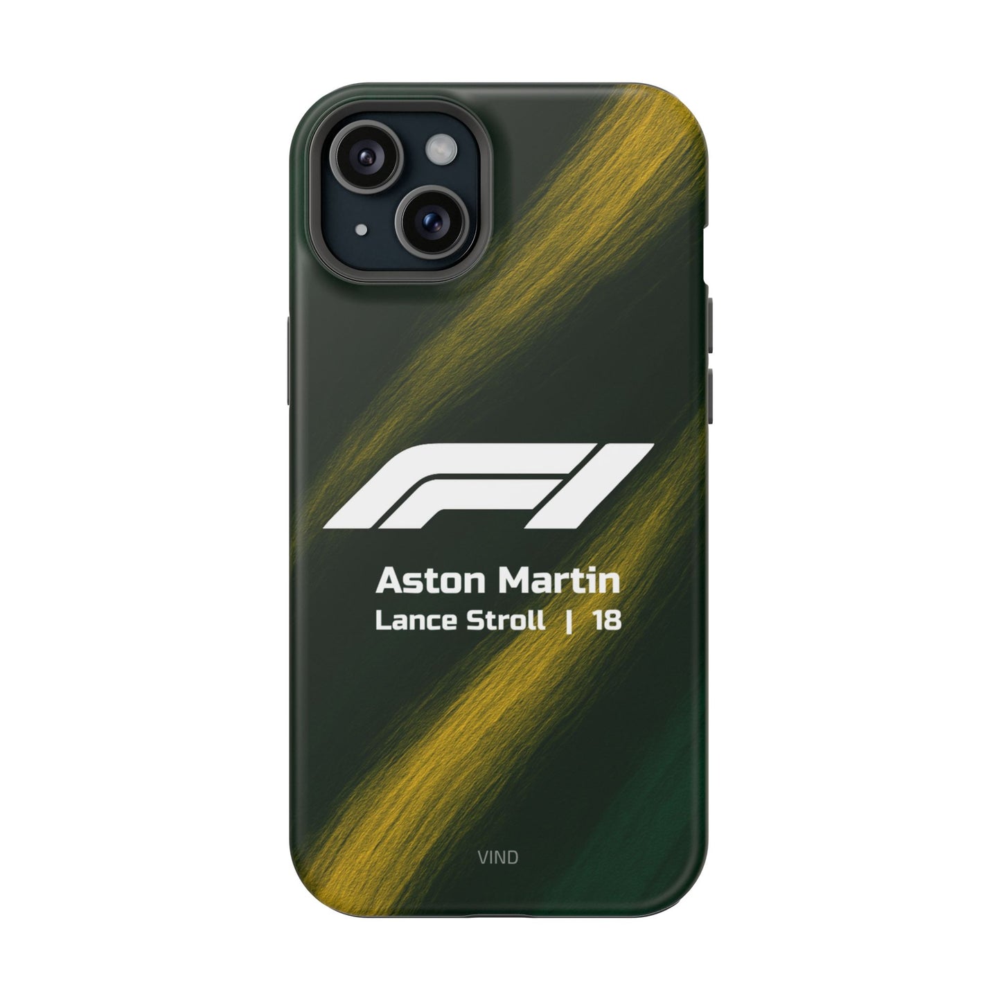 Lance Stroll Aston Martin F1 Phone Case – 2025 Season Official Design | MagSafe
