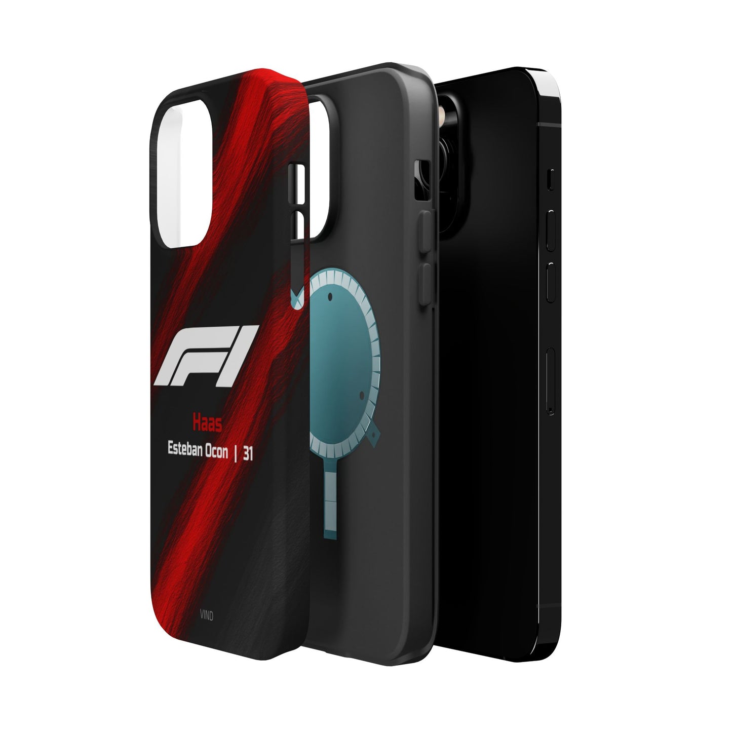Esteban Ocon Haas F1 Phone Case – 2025 Season Official Design | MagSafe
