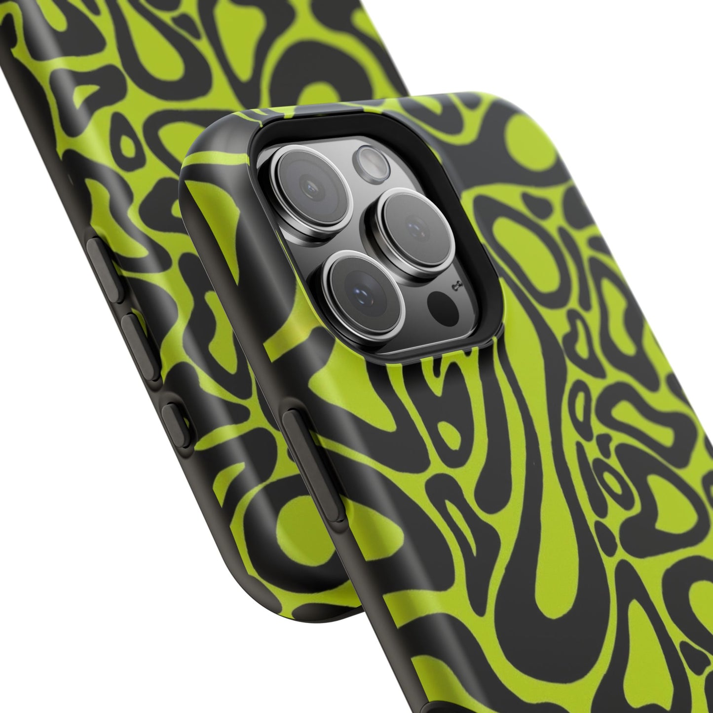 McLaren Formula 1 Phone Case – Neon Green Abstract Design