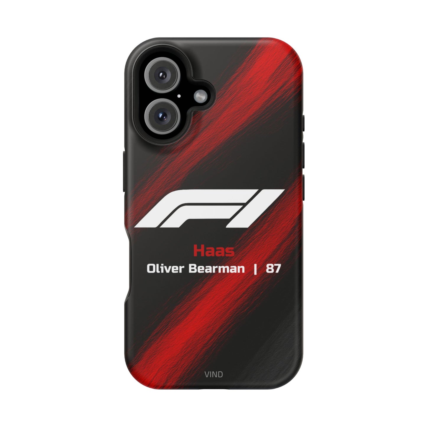 Oliver Bearman Haas F1 Phone Case – 2025 Season Official Design | MagSafe