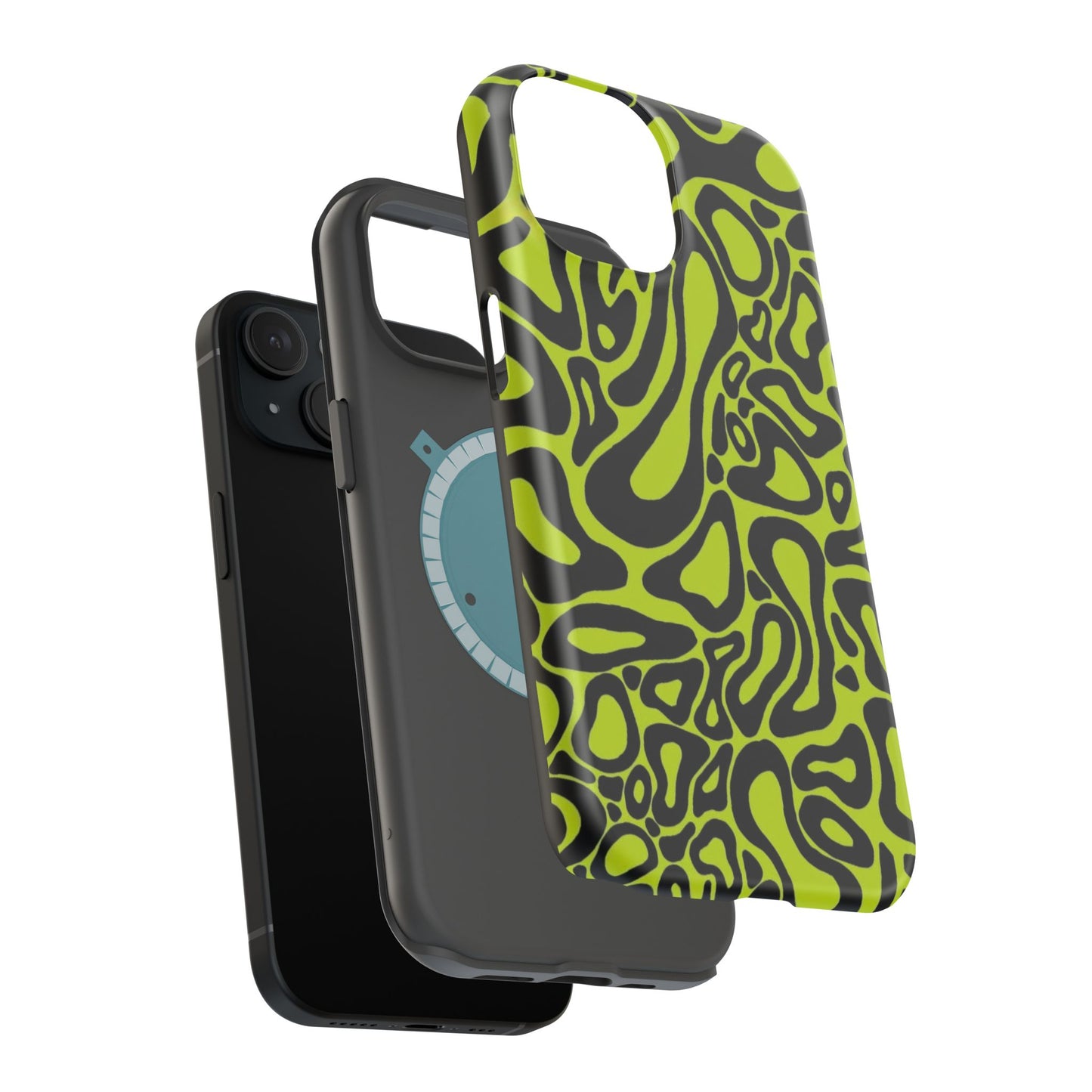 McLaren Formula 1 Phone Case – Neon Green Abstract Design
