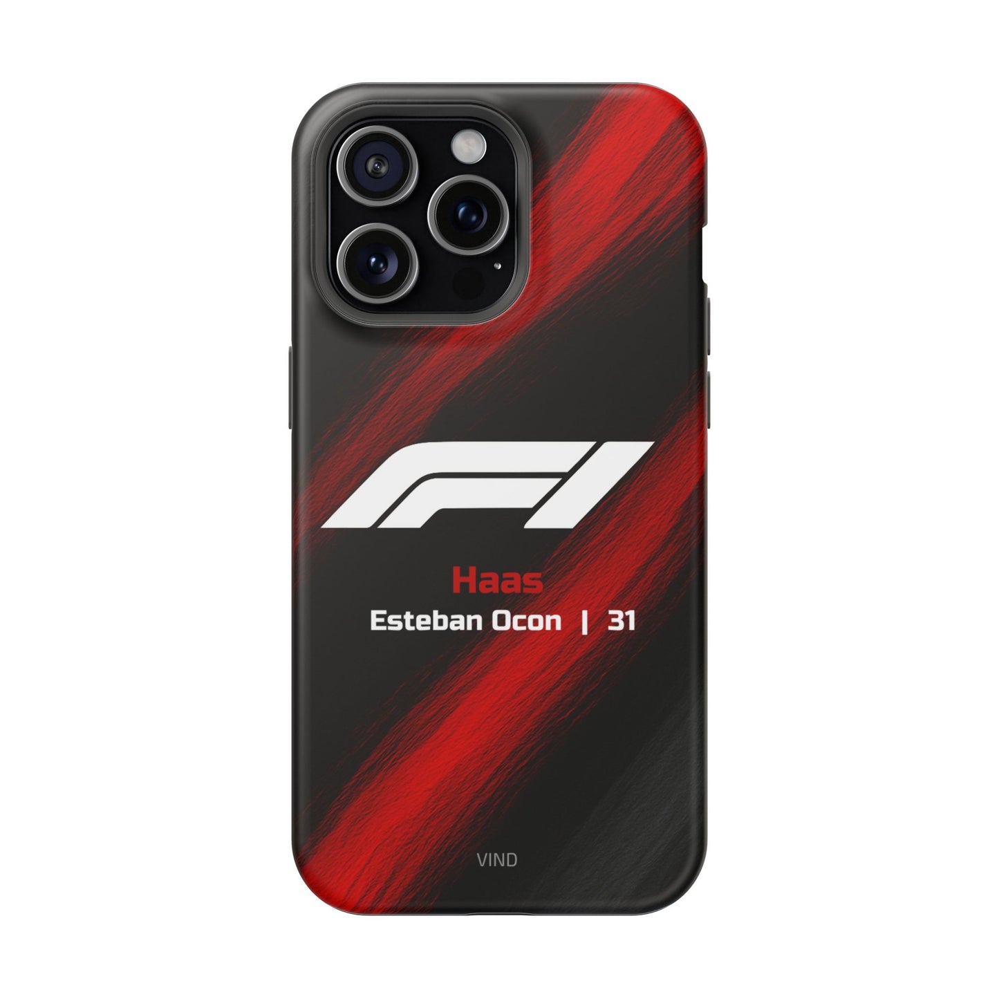 Esteban Ocon Haas F1 Phone Case – 2025 Season Official Design | MagSafe