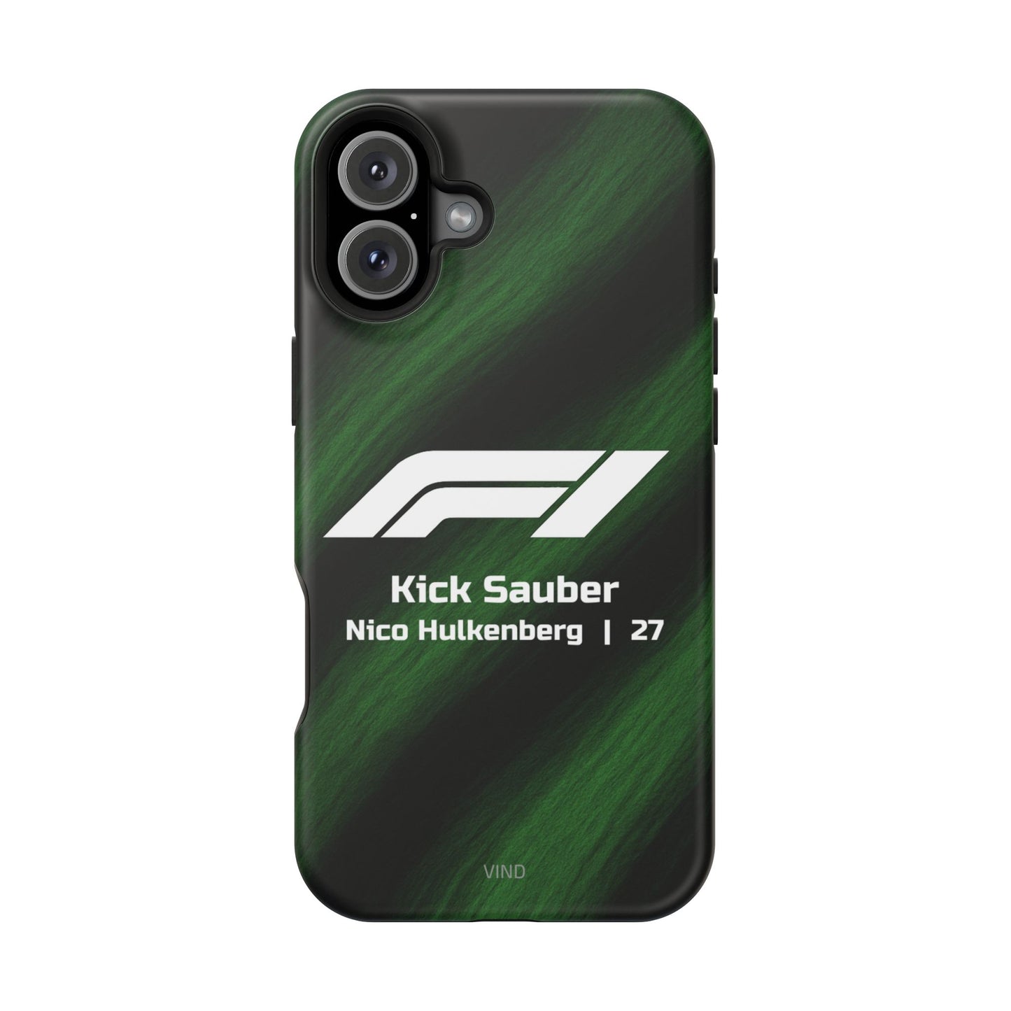 Nico Hülkenberg Kick Sauber F1 Phone Case – 2025 Season Official Design | MagSafe