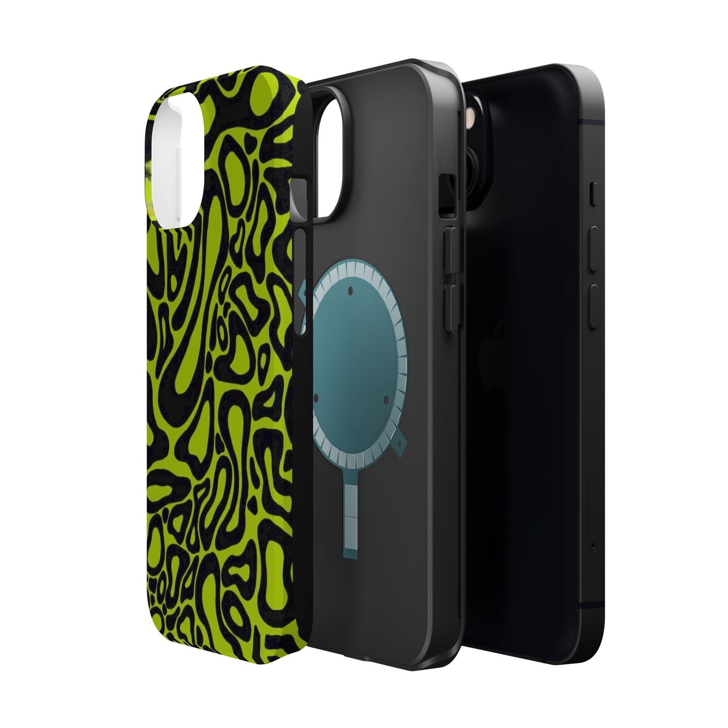 McLaren Formula 1 Phone Case – Neon Green Abstract Design