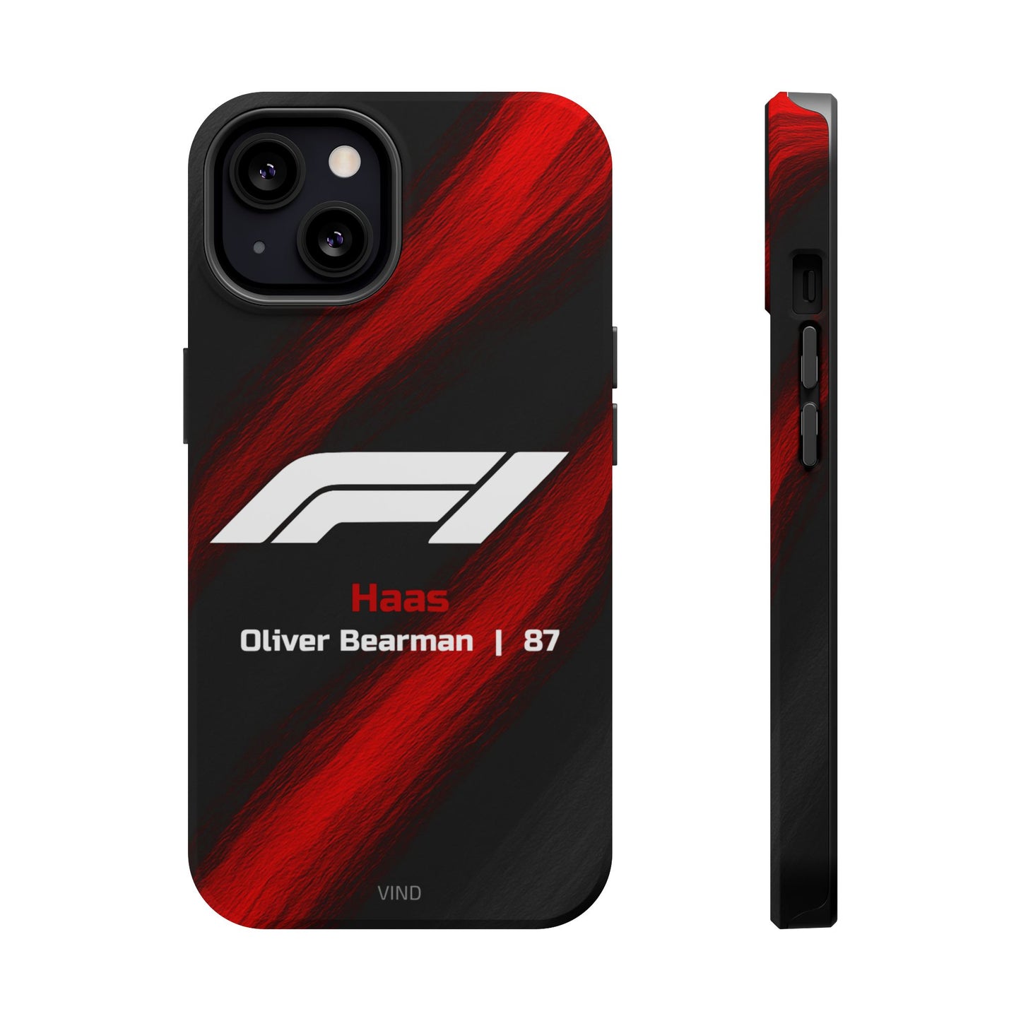 Oliver Bearman Haas F1 Phone Case – 2025 Season Official Design | MagSafe