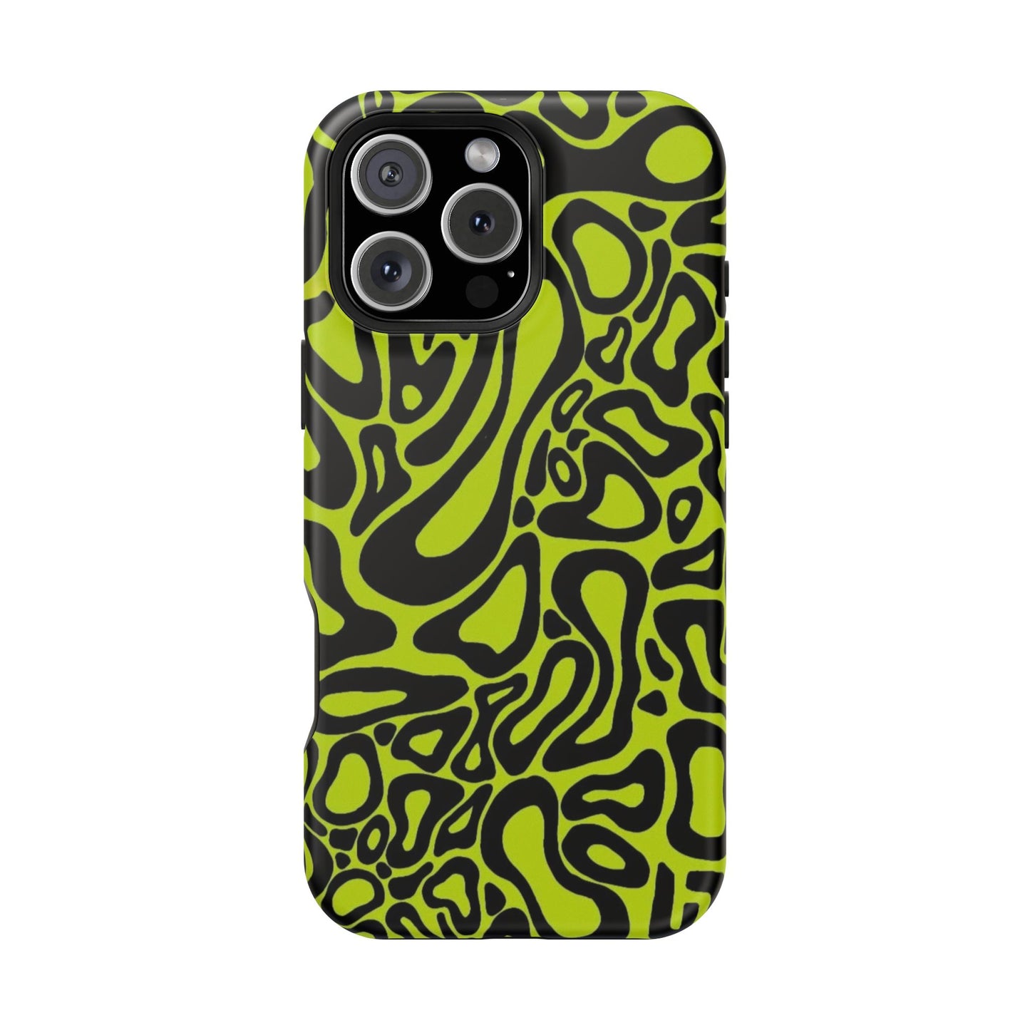 McLaren Formula 1 Phone Case – Neon Green Abstract Design