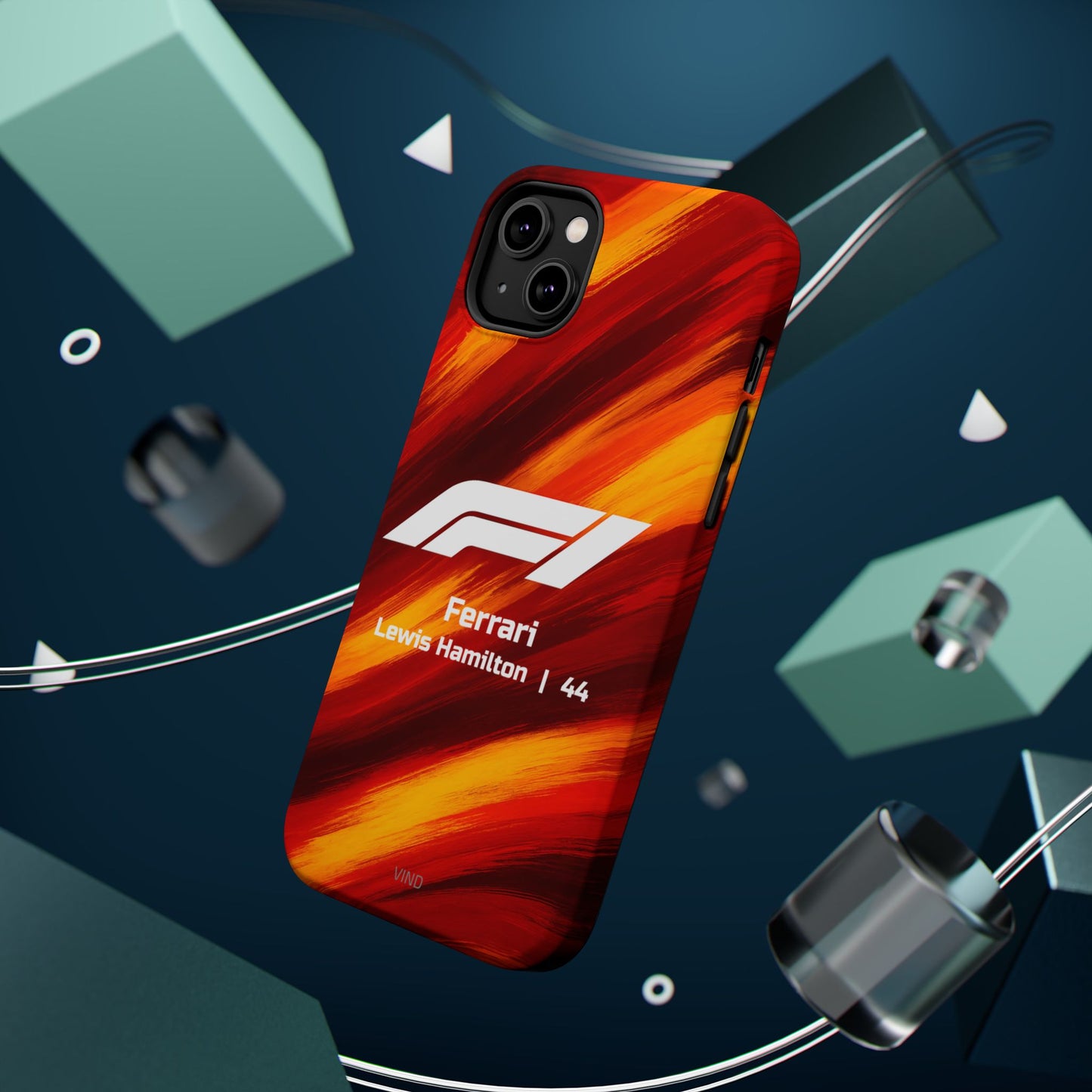 Lewis Hamilton Ferrari F1 Phone Case – 2025 Season Official Design | MagSafe