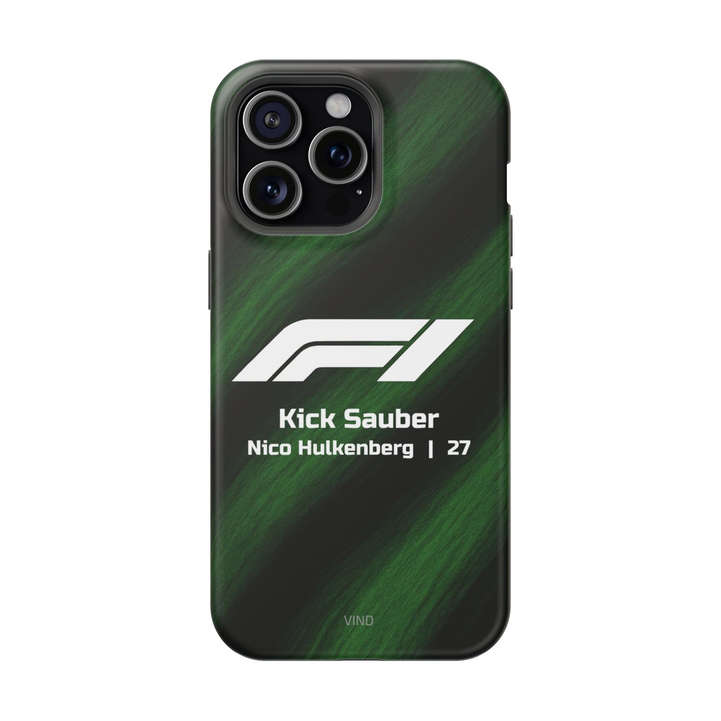 Nico Hülkenberg Kick Sauber F1 Phone Case – 2025 Season Official Design | MagSafe