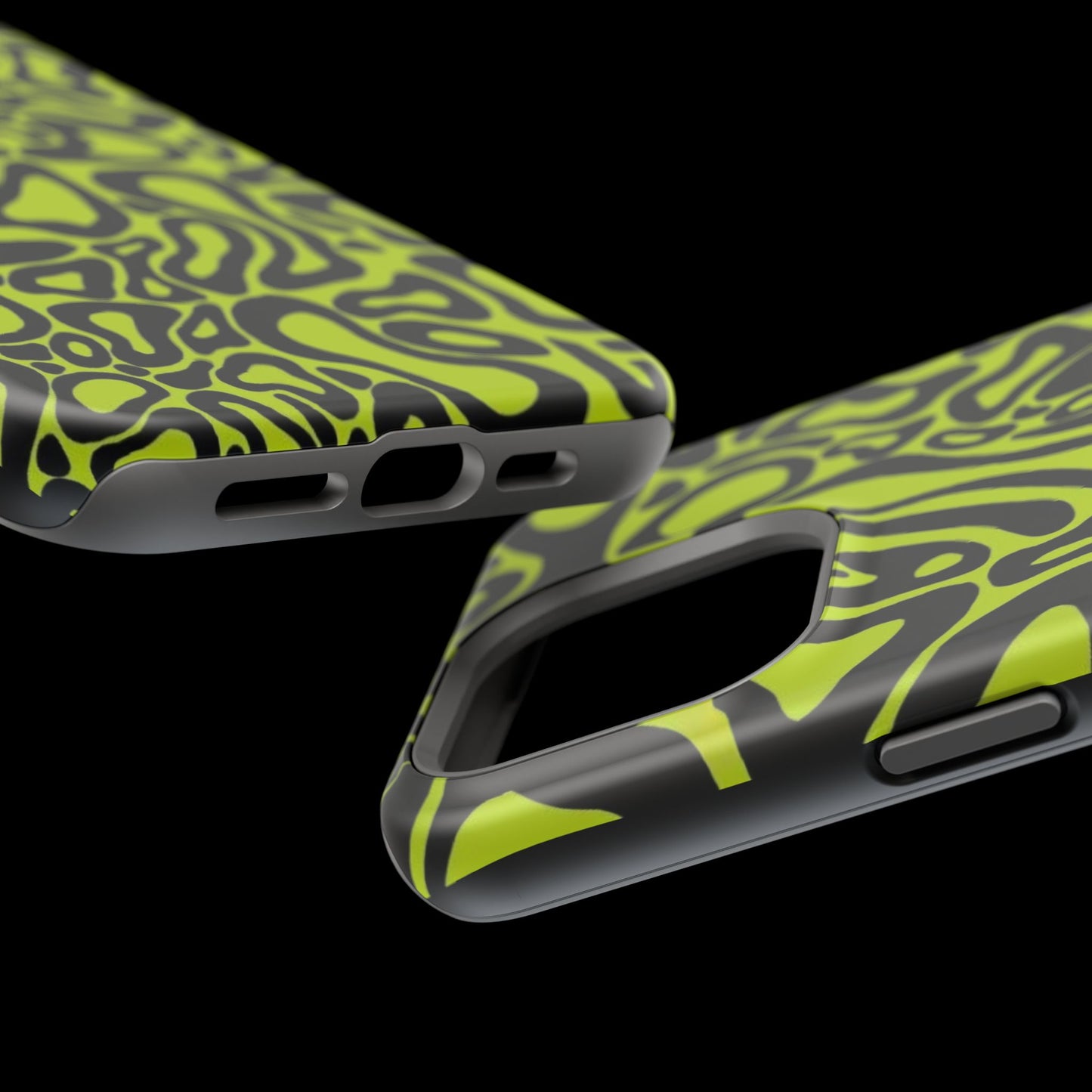 McLaren Formula 1 Phone Case – Neon Green Abstract Design