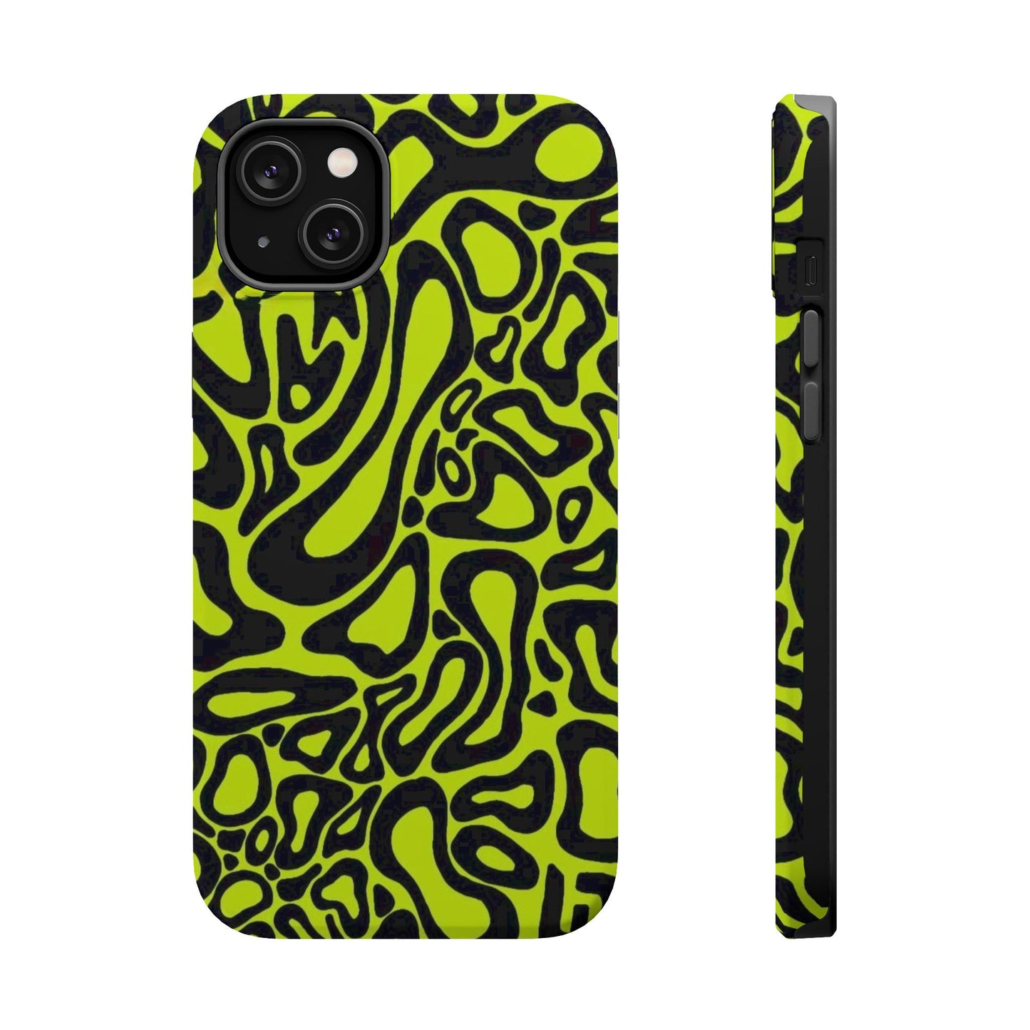 McLaren Formula 1 Phone Case – Neon Green Abstract Design