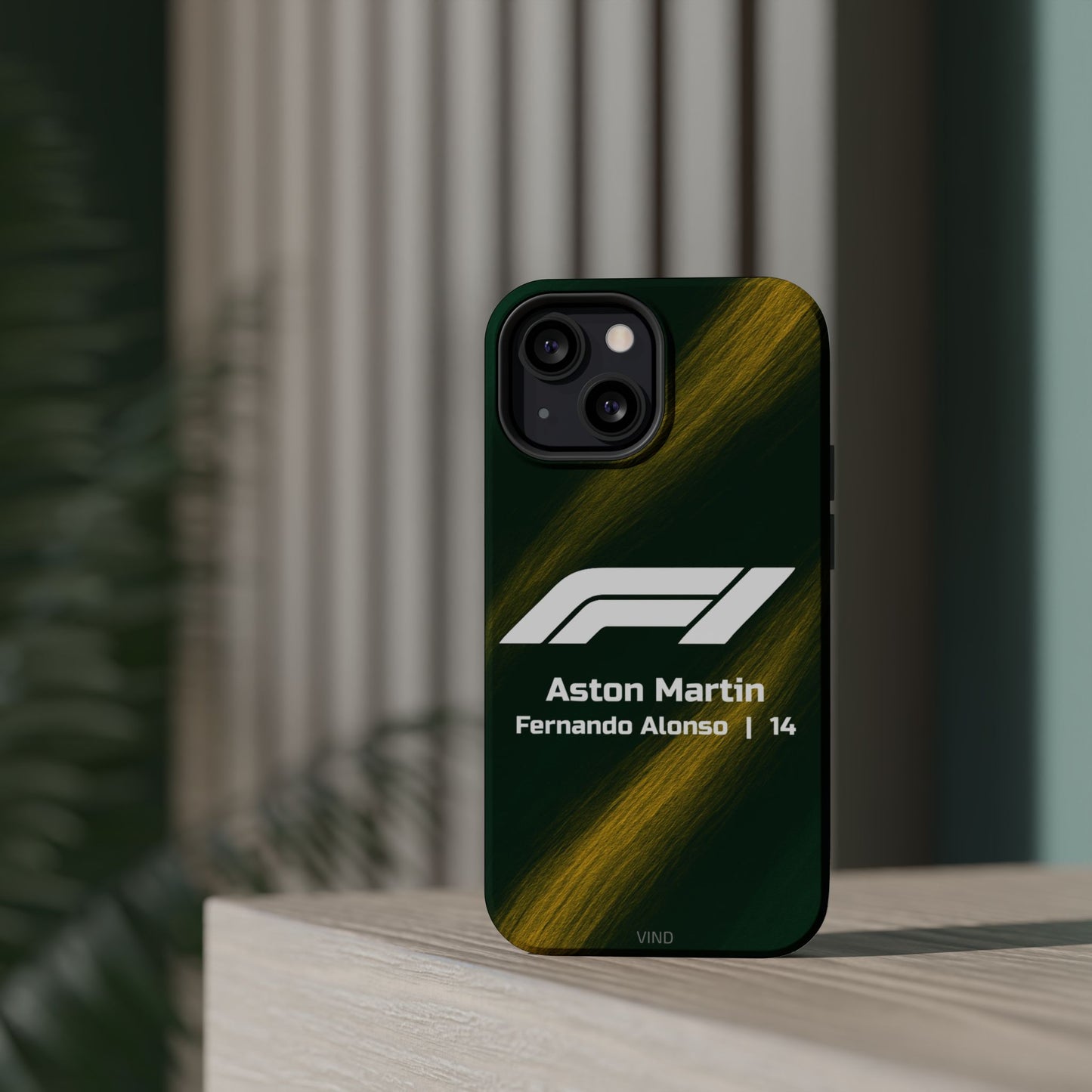 Fernando Alonso Aston Martin F1 Phone Case – 2025 Season Official Design | MagSafe