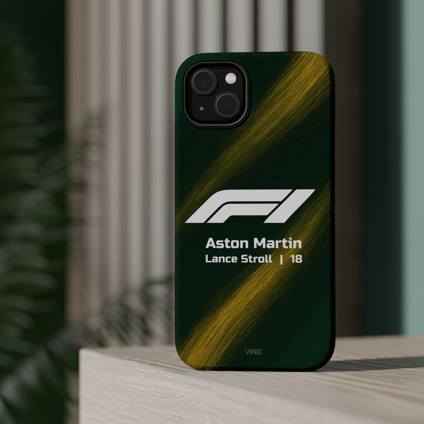 Lance Stroll Aston Martin F1 Phone Case – 2025 Season Official Design | MagSafe