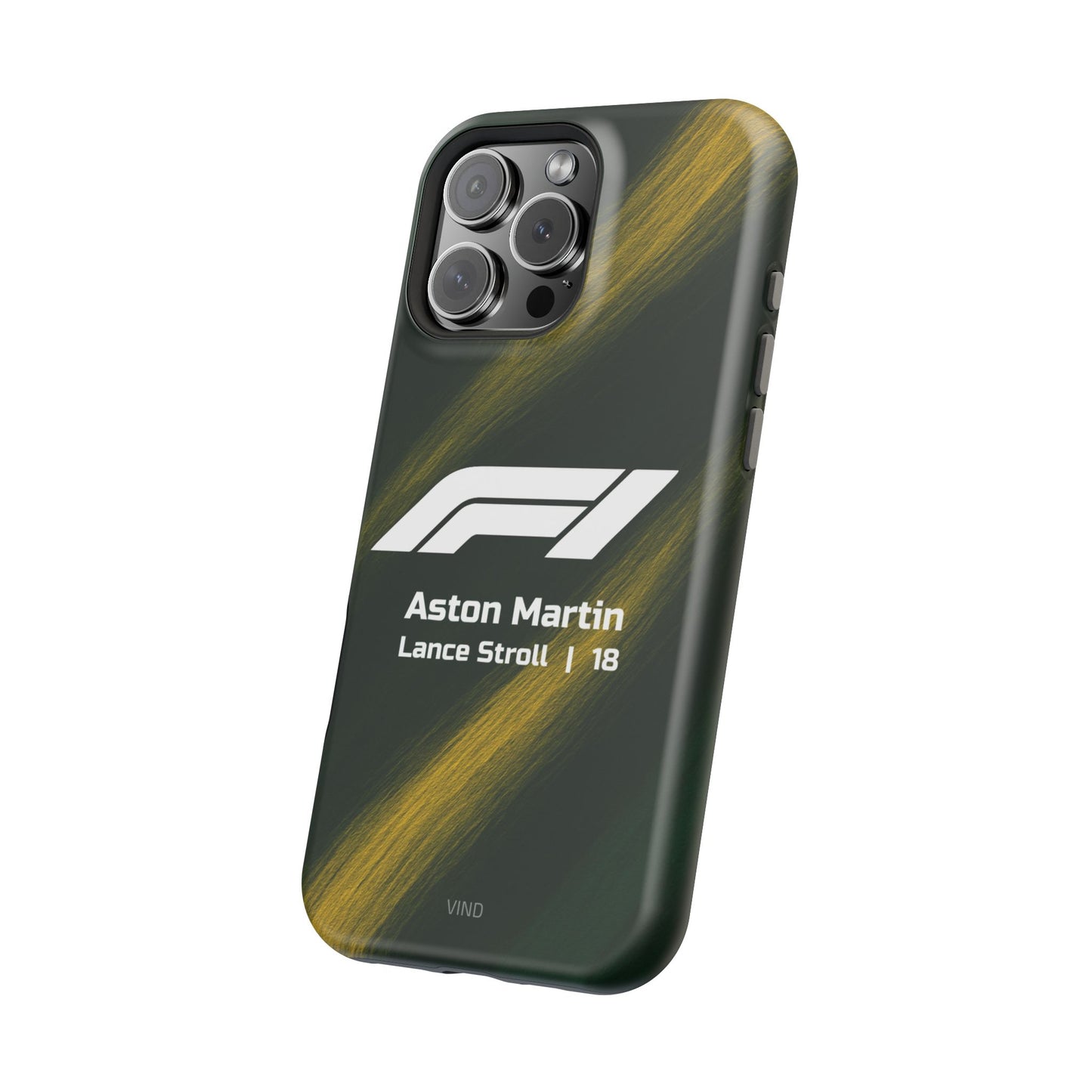 Lance Stroll Aston Martin F1 Phone Case – 2025 Season Official Design | MagSafe