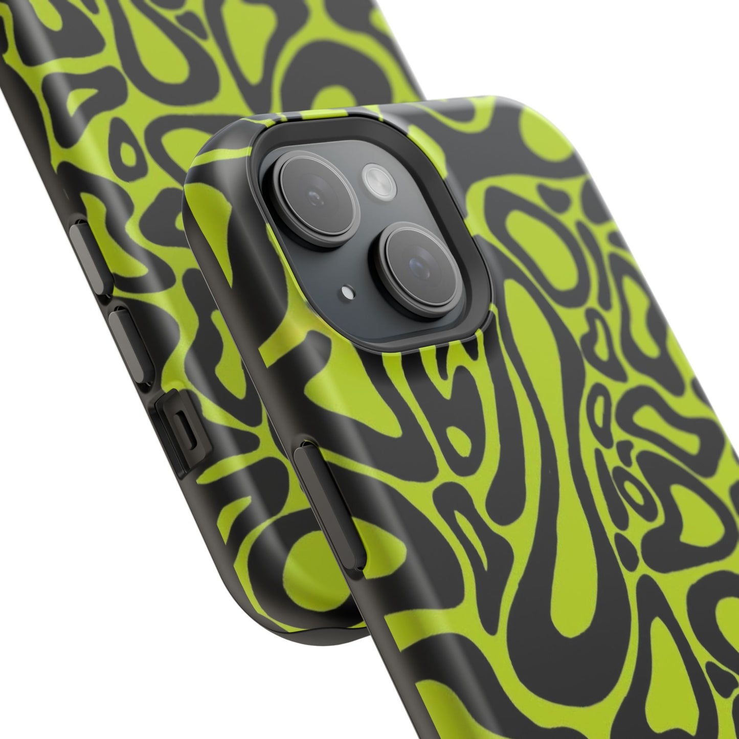 McLaren Formula 1 Phone Case – Neon Green Abstract Design